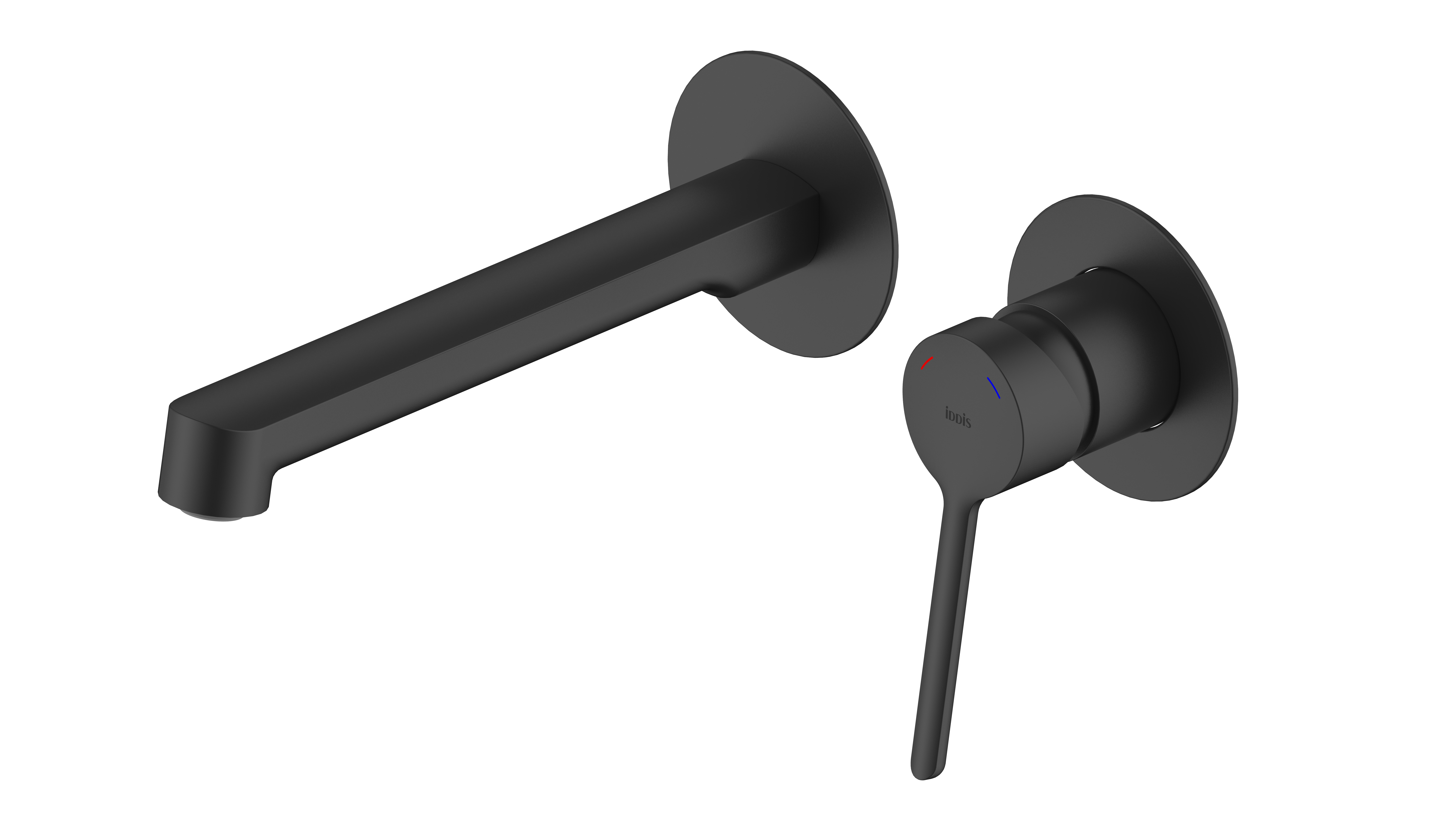 Изображение товара Смеситель для раковины Iddis Odda ODDBL00i65 черный матовый