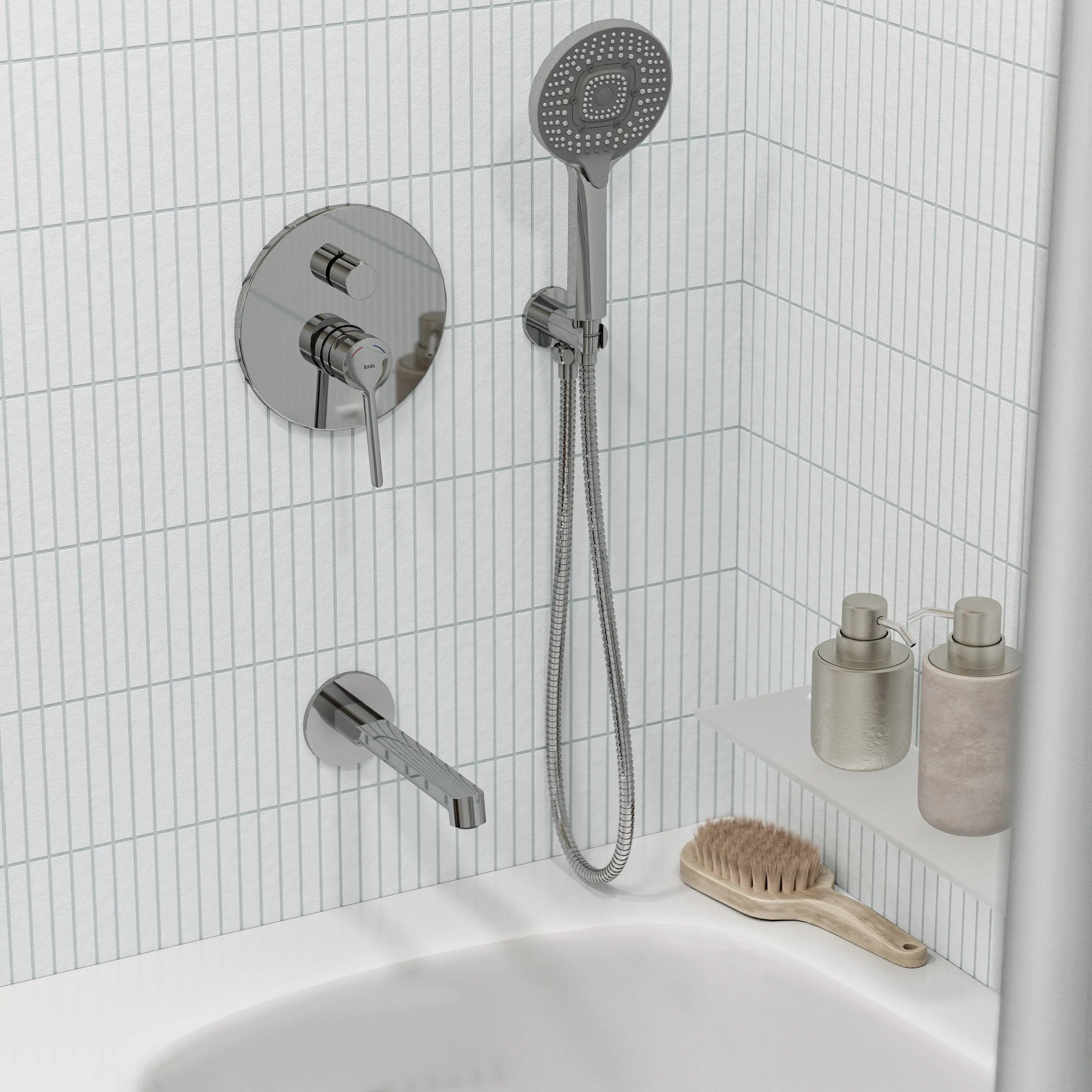 Душевая система Iddis Odda ODDSB03i68 скрытого монтажа цвет хром - 2