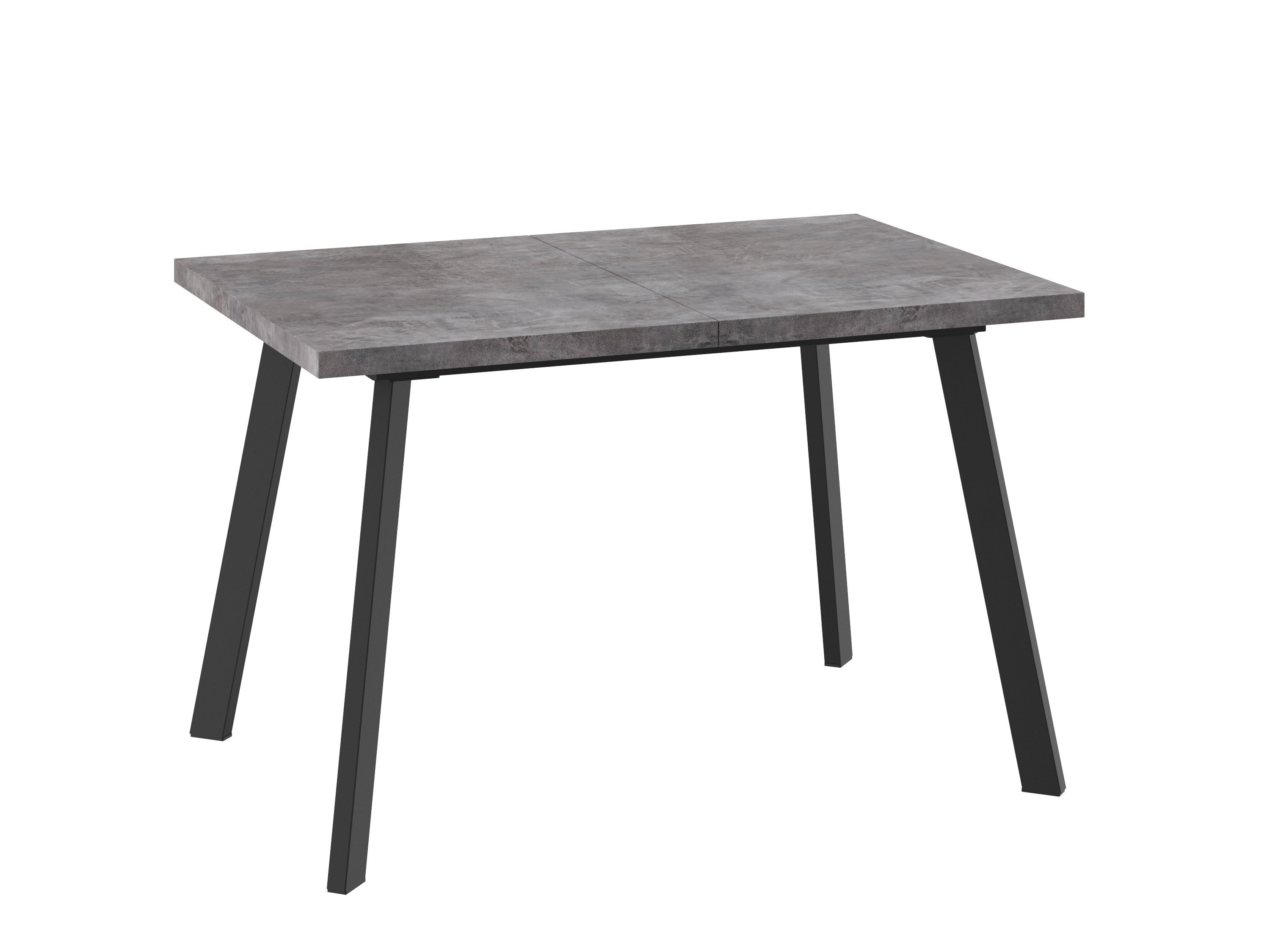 Изображение товара Стол прямоугольный Mamadoma Borg 140x75x85 см ЛДСП цвет черный/дымчатый