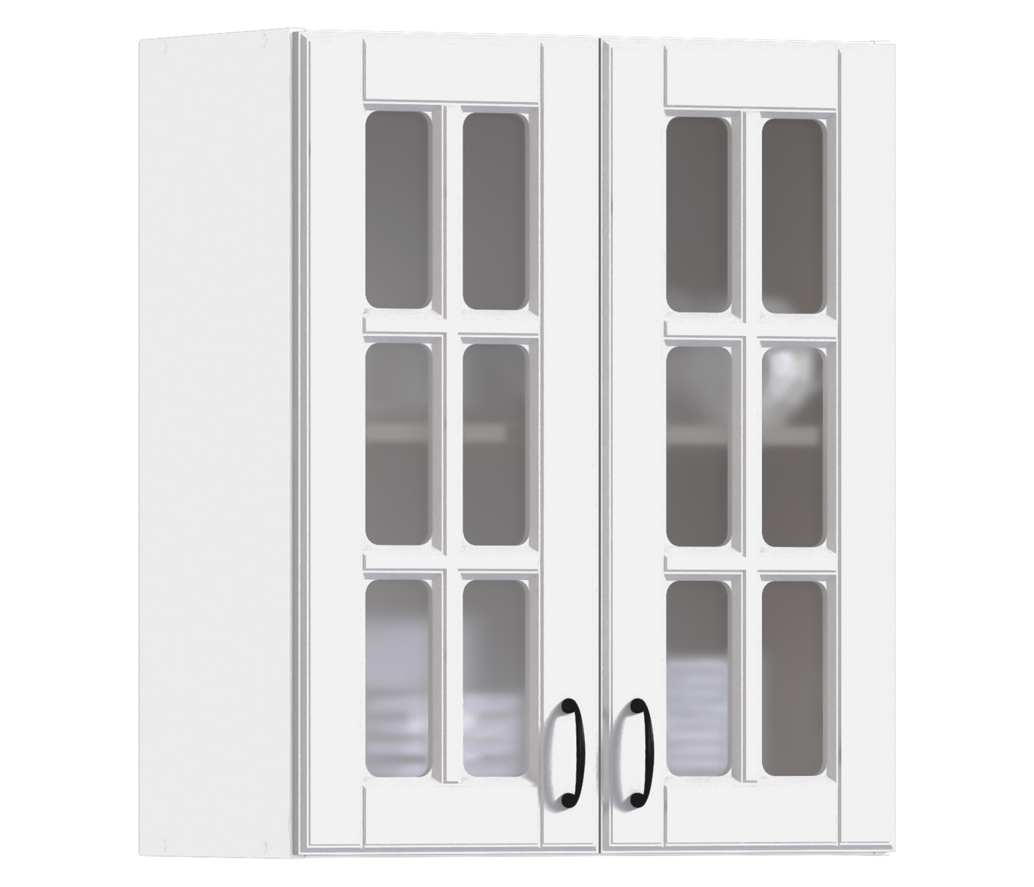 Изображение товара Навесной шкаф Столплит Регина 60x72x30 см МДФ цвет белый