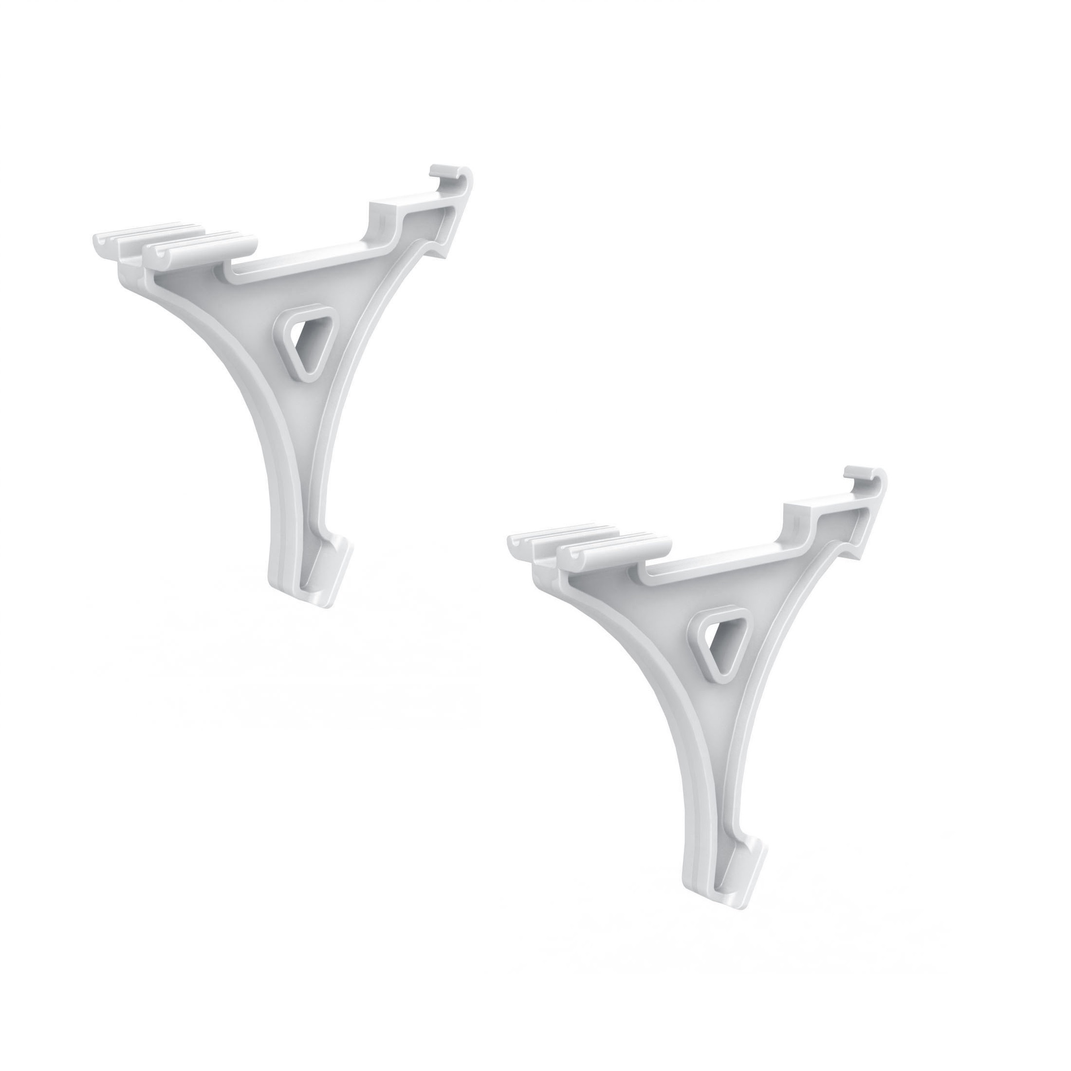 Изображение товара Кронштейн для полки 2 шт Найди 14.60x3.50x14.20 см пластик цвет белый Изображение товара Кронштейн для полки 2 шт Найди 14.60x3.50x14.20 см пластик цвет белый