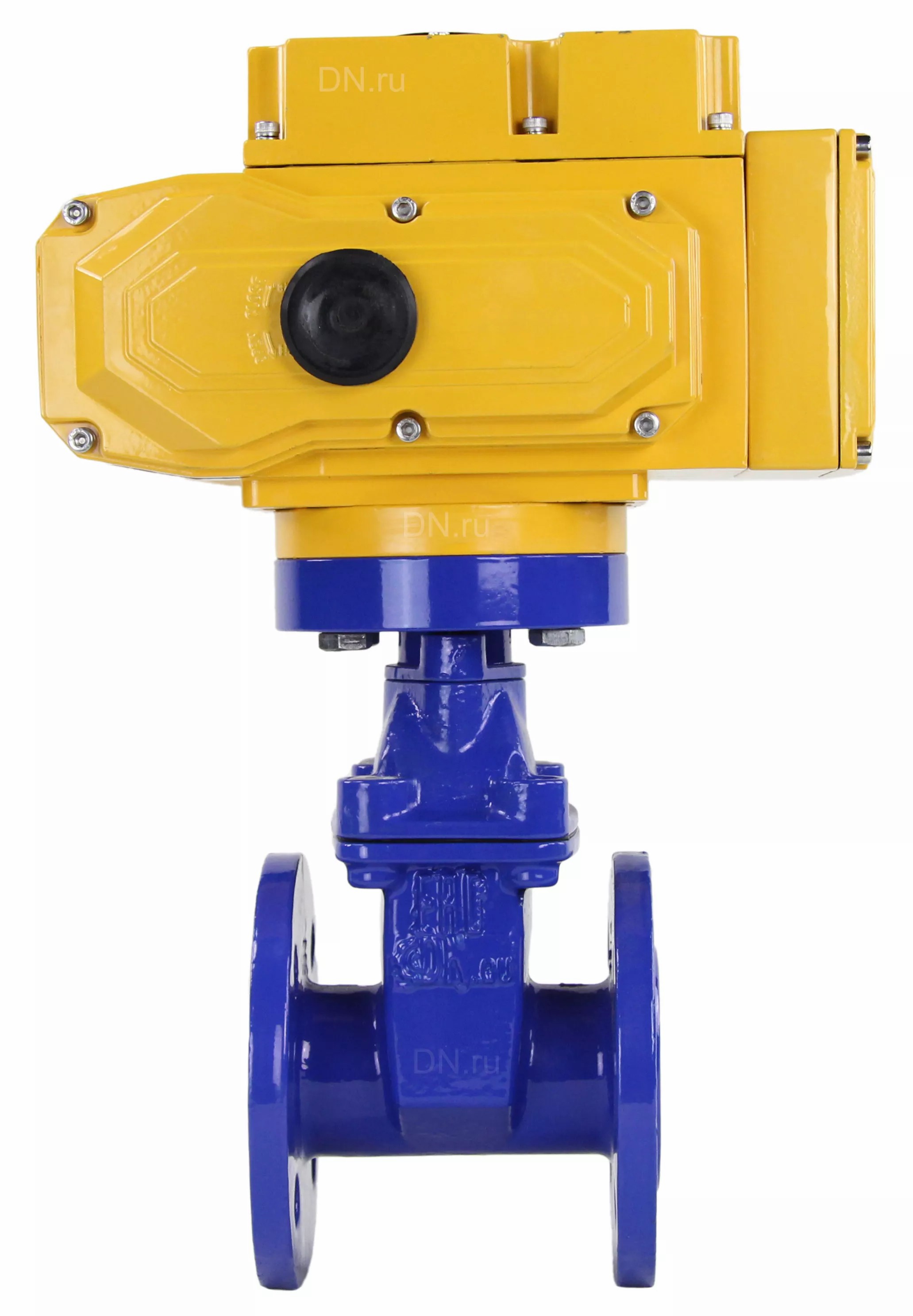 Изображение товара Задвижка клиновая Dn.ru D040-00794 Ду200 Ру10 8" 120° чугун