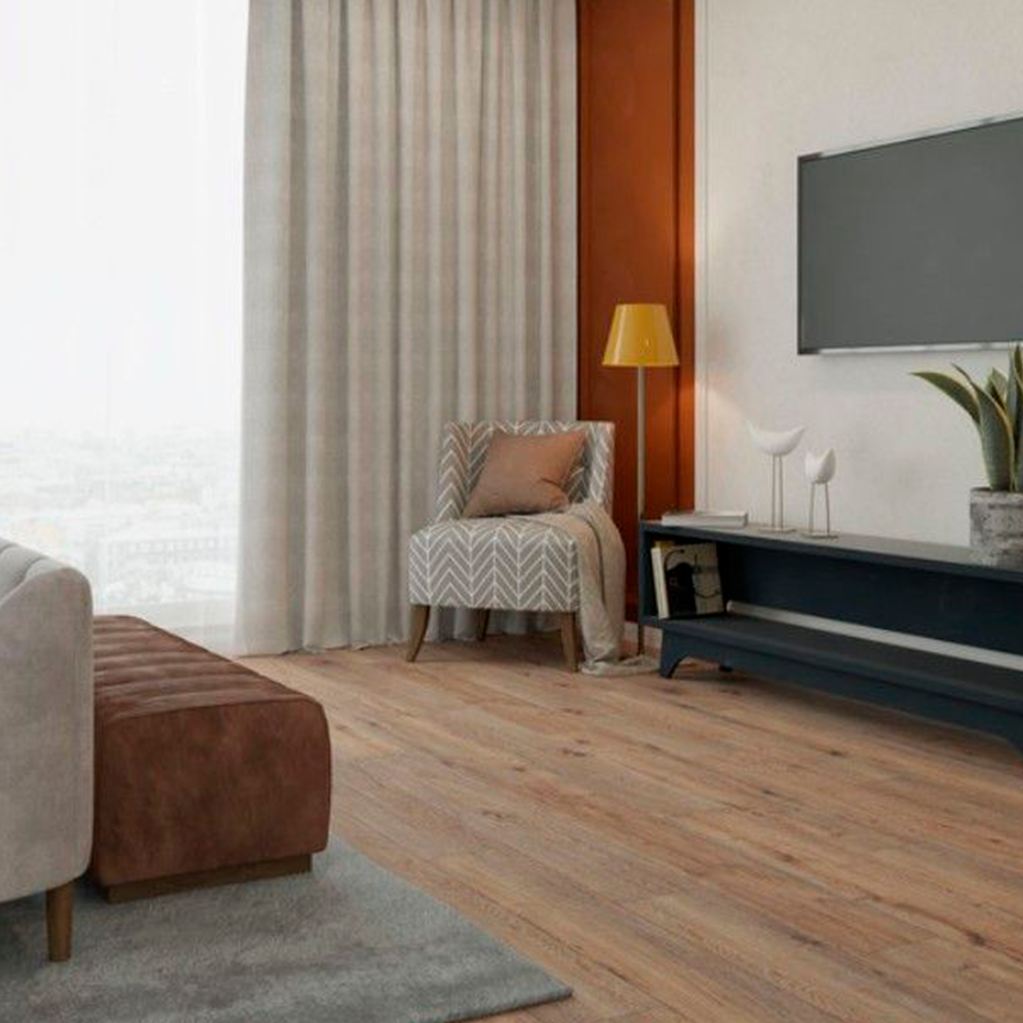 Изображение товара Ламинат Egger 218 Дуб Арли темный 33 класс толщина 12 мм c фаской 1.4961 м²