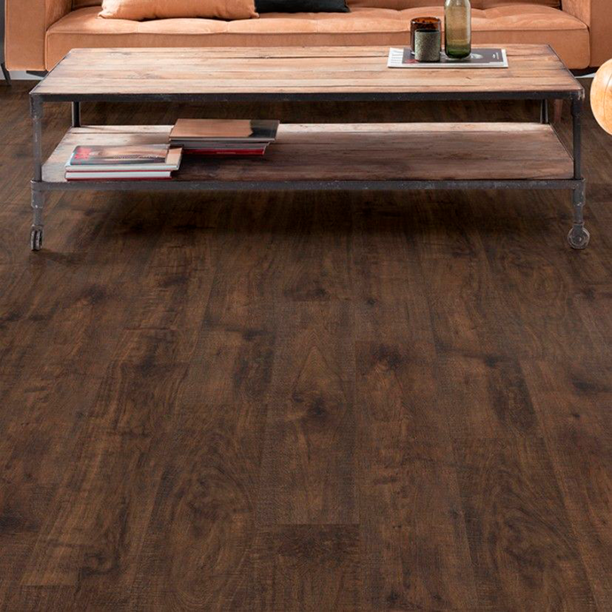 Изображение товара Ламинат Egger Дуб Кардифф коричневый 12 мм класс 33 4 фаски для пола