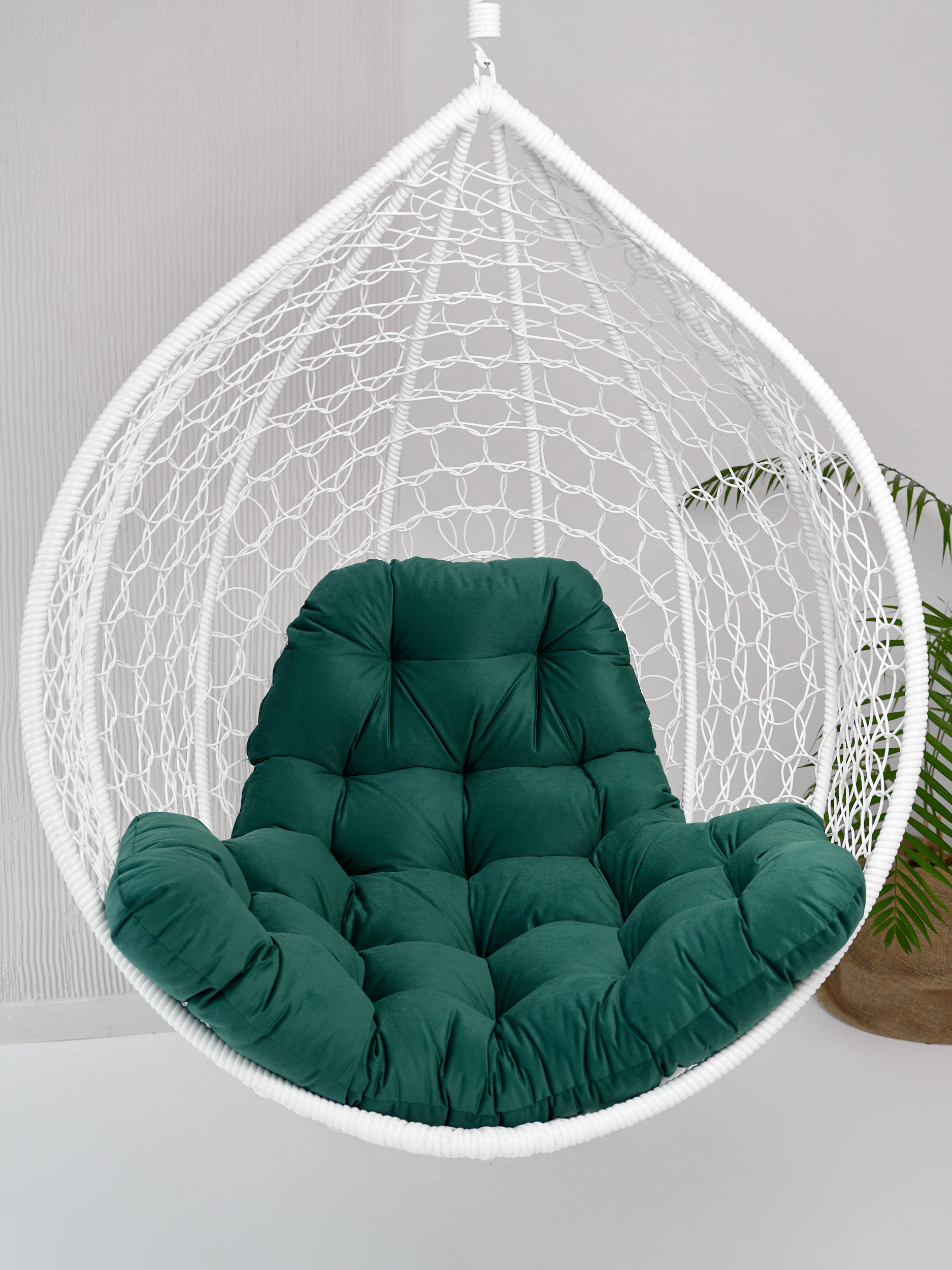 Изображение товара Подушка для подвесного кресла Everena Outdoor Trapeze Green Soft1 115x120 см зеленый