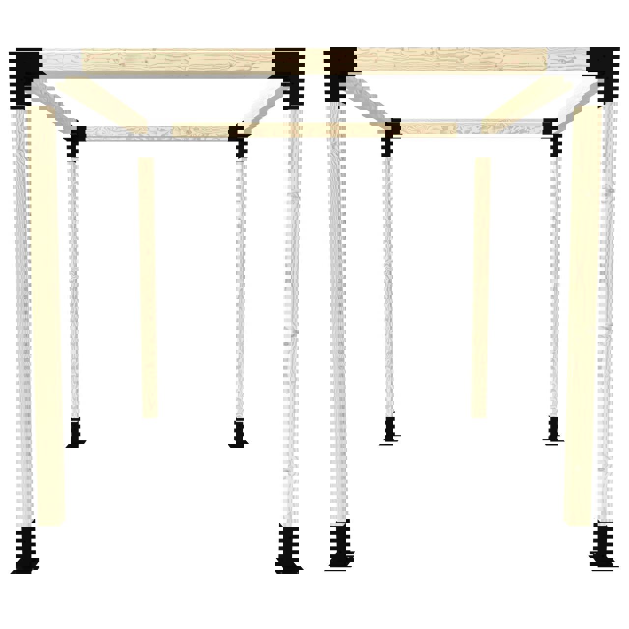 Изображение товара Беседка Гартус 2.4x2.6 м из пихты и стали для загородного участка