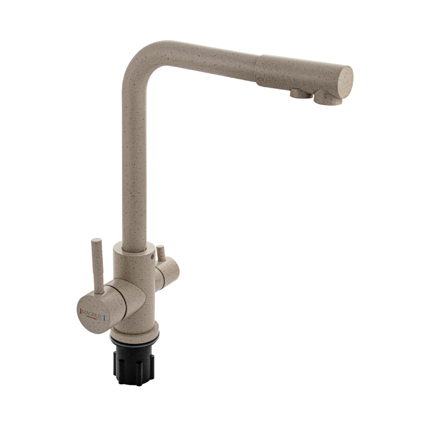 Изображение товара Смеситель для кухни однорычажный Magnus 91124 черный