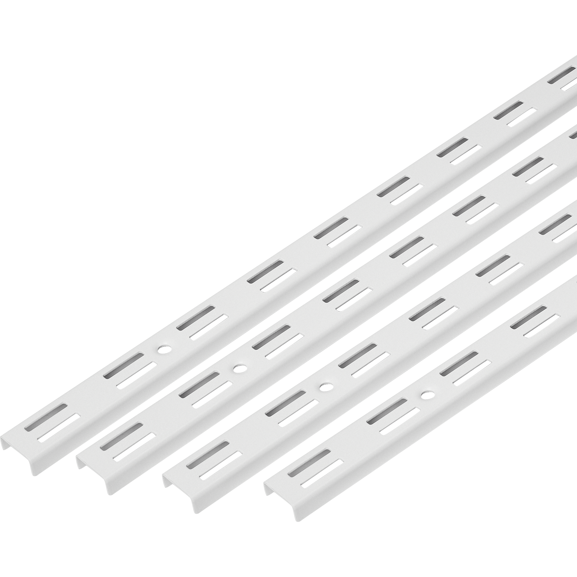 Изображение товара Направляющая двухрядная Spaceo 100 см белая 4 шт для хранения