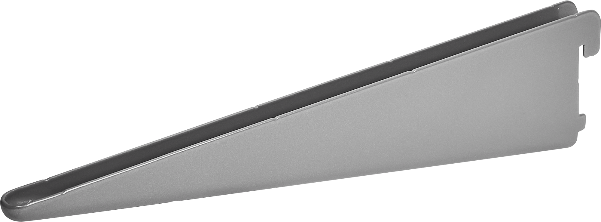 Изображение товара Кронштейн для полок Spaceo 25 см нагрузка до 25 кг серый Россия