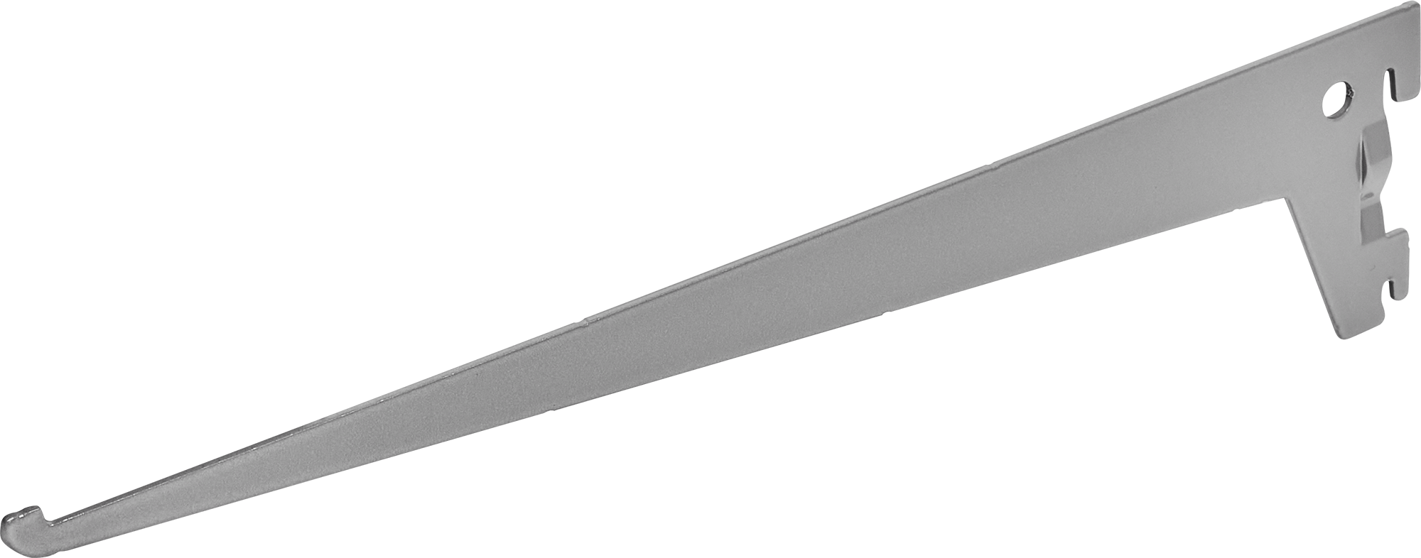 Изображение товара Кронштейн для полок Spaceo 30 см нагрузка до 25 кг серебристого цвета