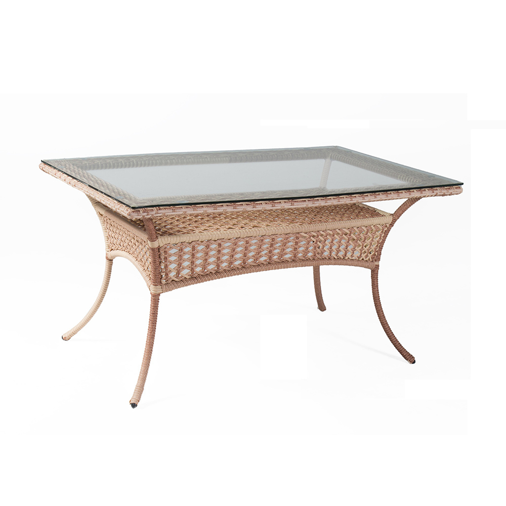 Изображение товара Нераздвижной садовый стол Aiko DECO 120 см x 90 см x 75 см сталь бежевый