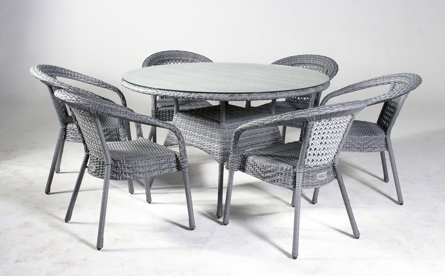 Изображение товара Комплект садовой мебели Aiko Deco из искусственного ротанга на 6 мест