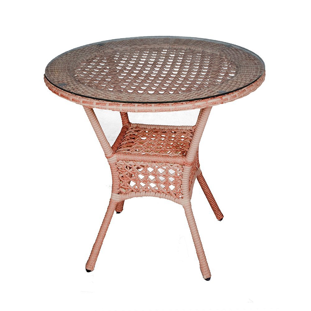 Изображение товара Нераздвижной садовый стол Aiko DECO 90x90x75 см сталь бежевый