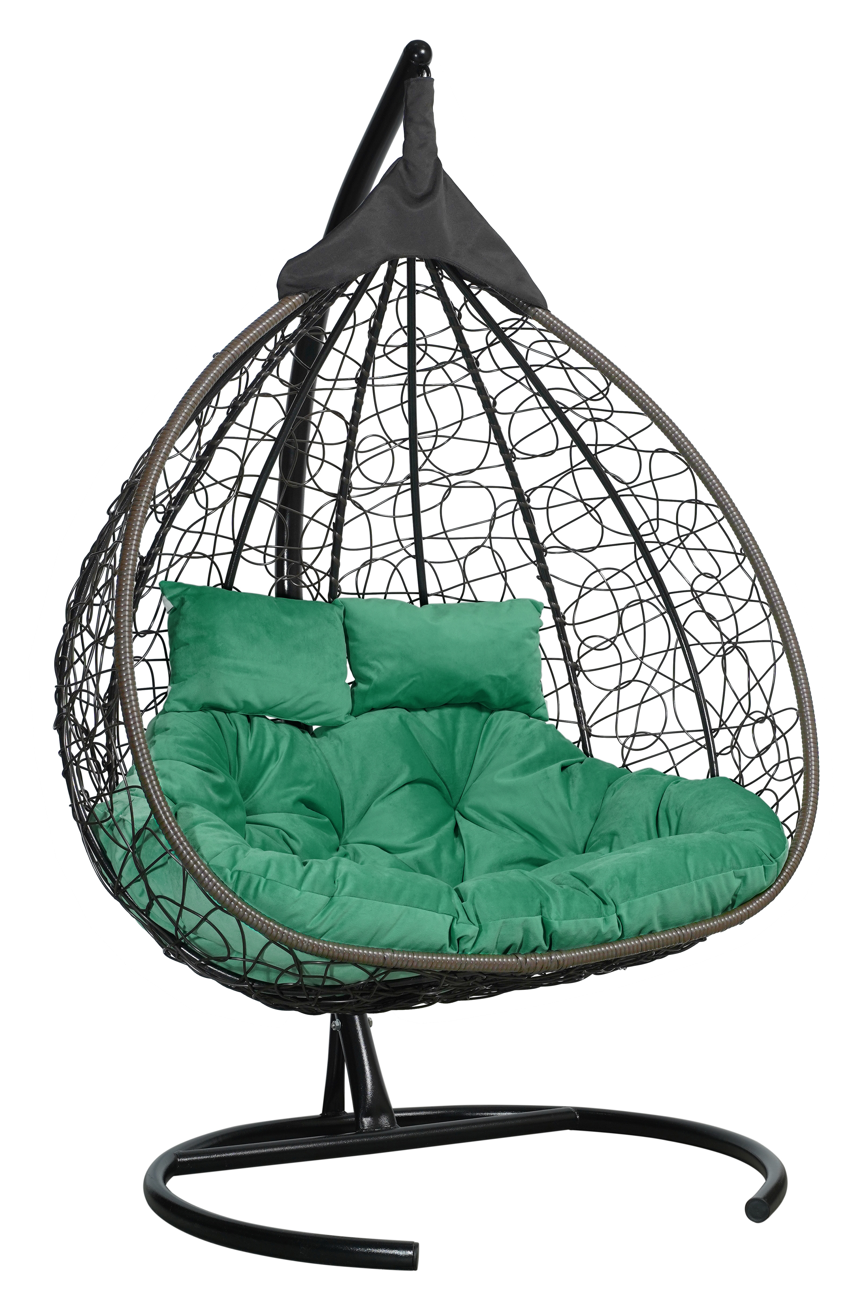 Изображение товара Кресло подвесное Laura outdoor FIS 308 для двоих коричневое 120x195 см