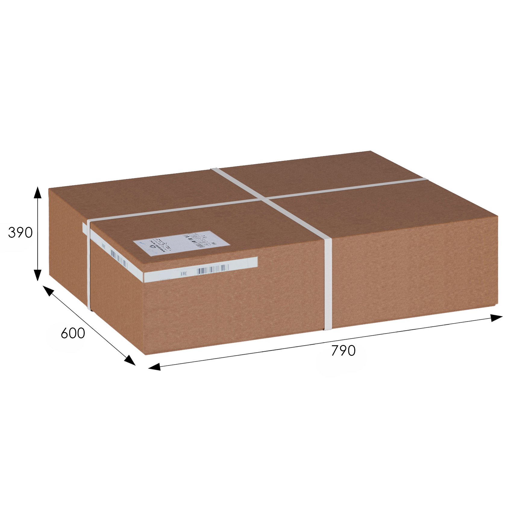 Изображение товара Кресло Мебелик Модель 61 58x98x92 см ткань цвет черный
