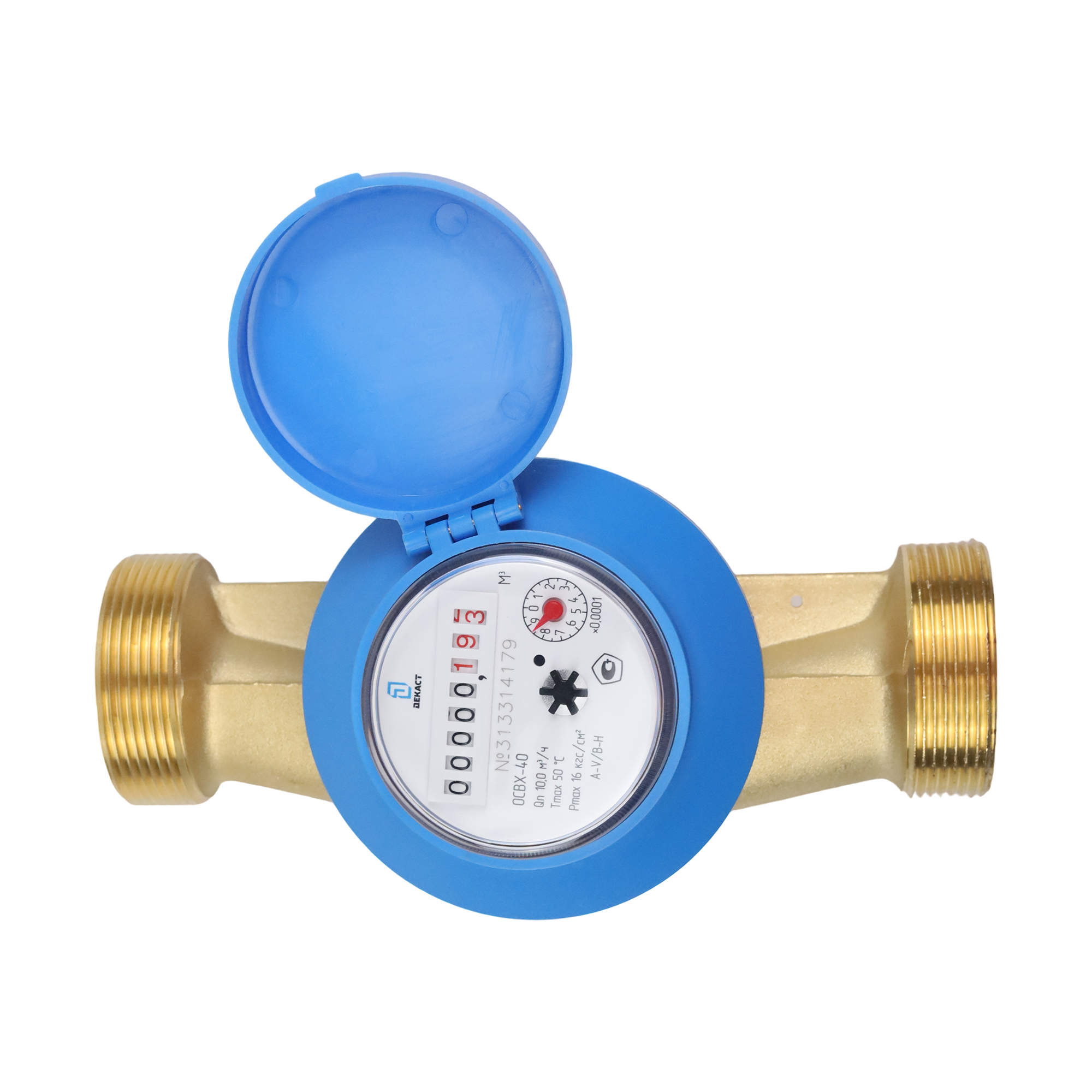 Изображение товара Счётчик для холодной воды Декаст K4600 1 1/2" 230 мм IP68 Россия