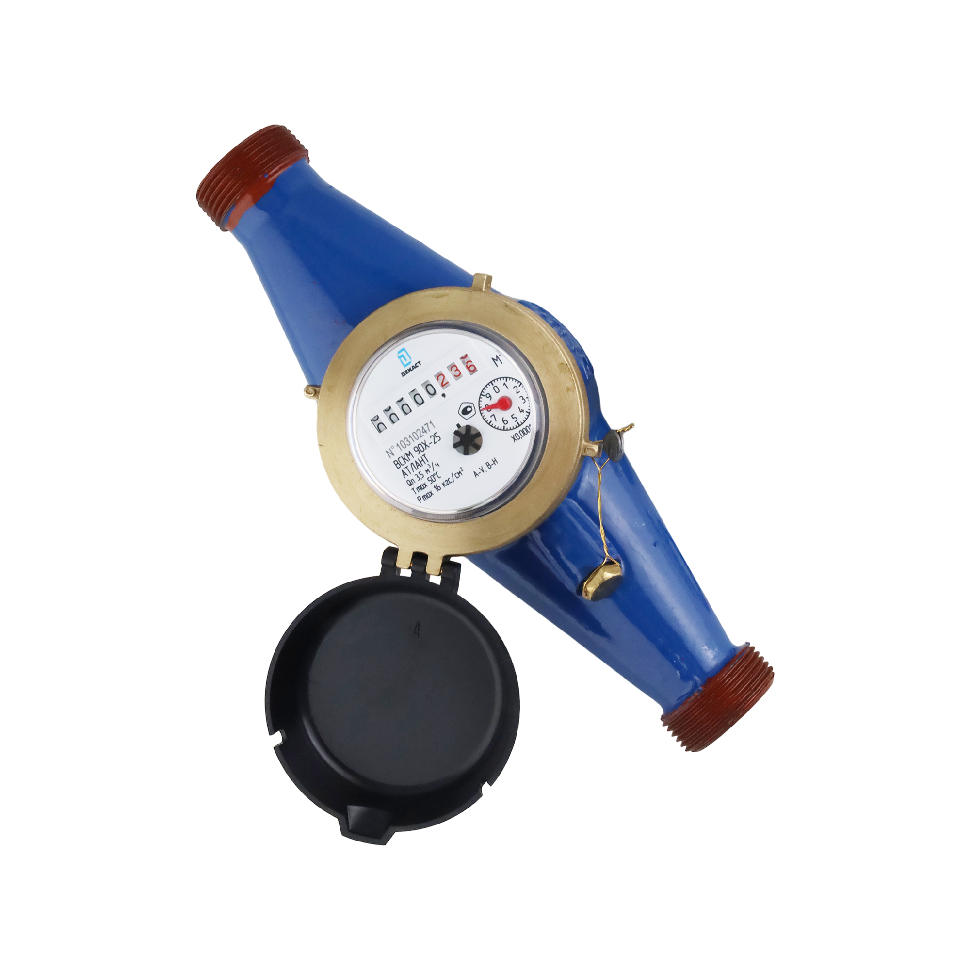 Изображение товара Водосчётчик Декаст k4615 Ру16 1" для холодной воды высокая точность