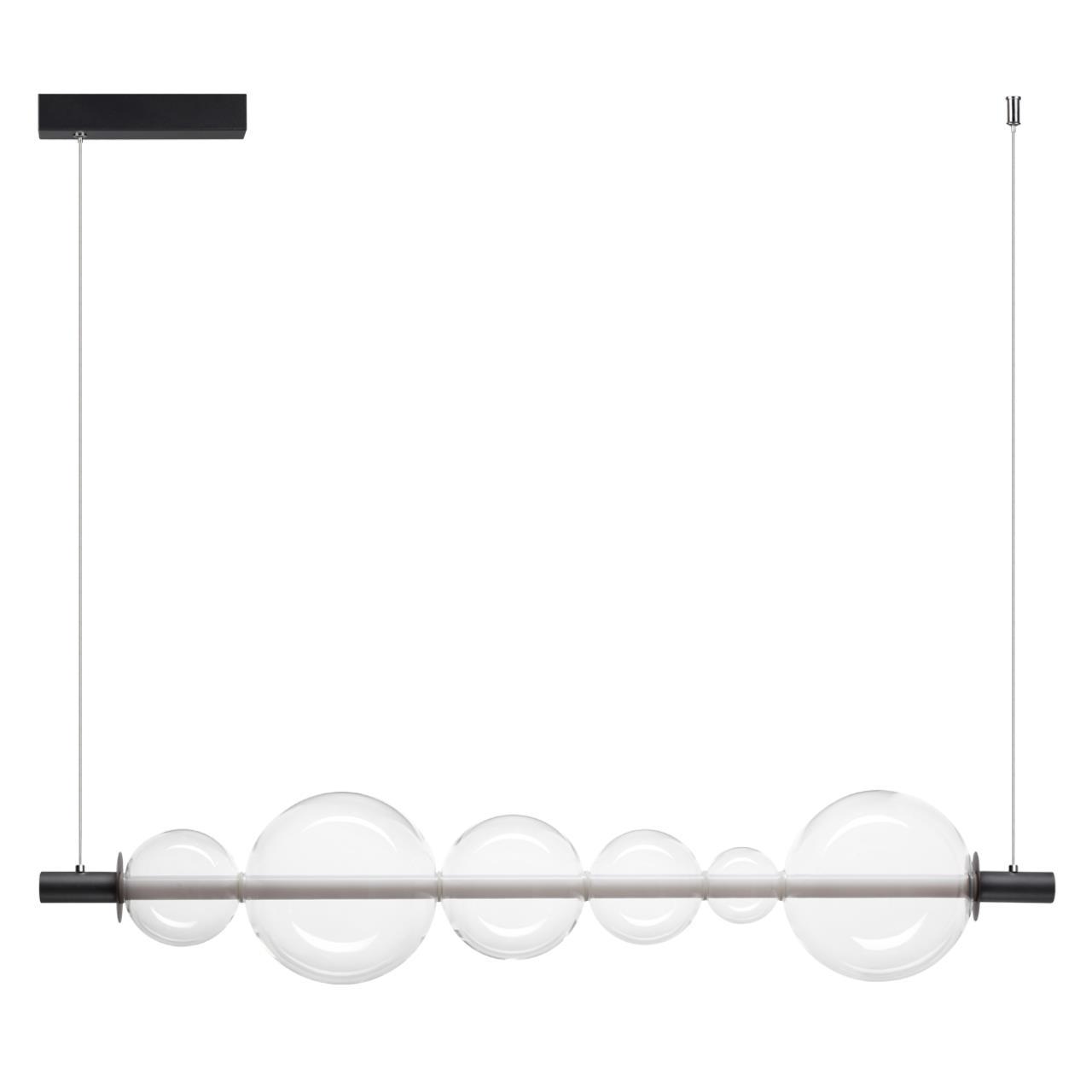 Изображение товара Подвесной светодиодный светильник Lumion 5671-13L с пультом управление 4 м² теплый белый черный