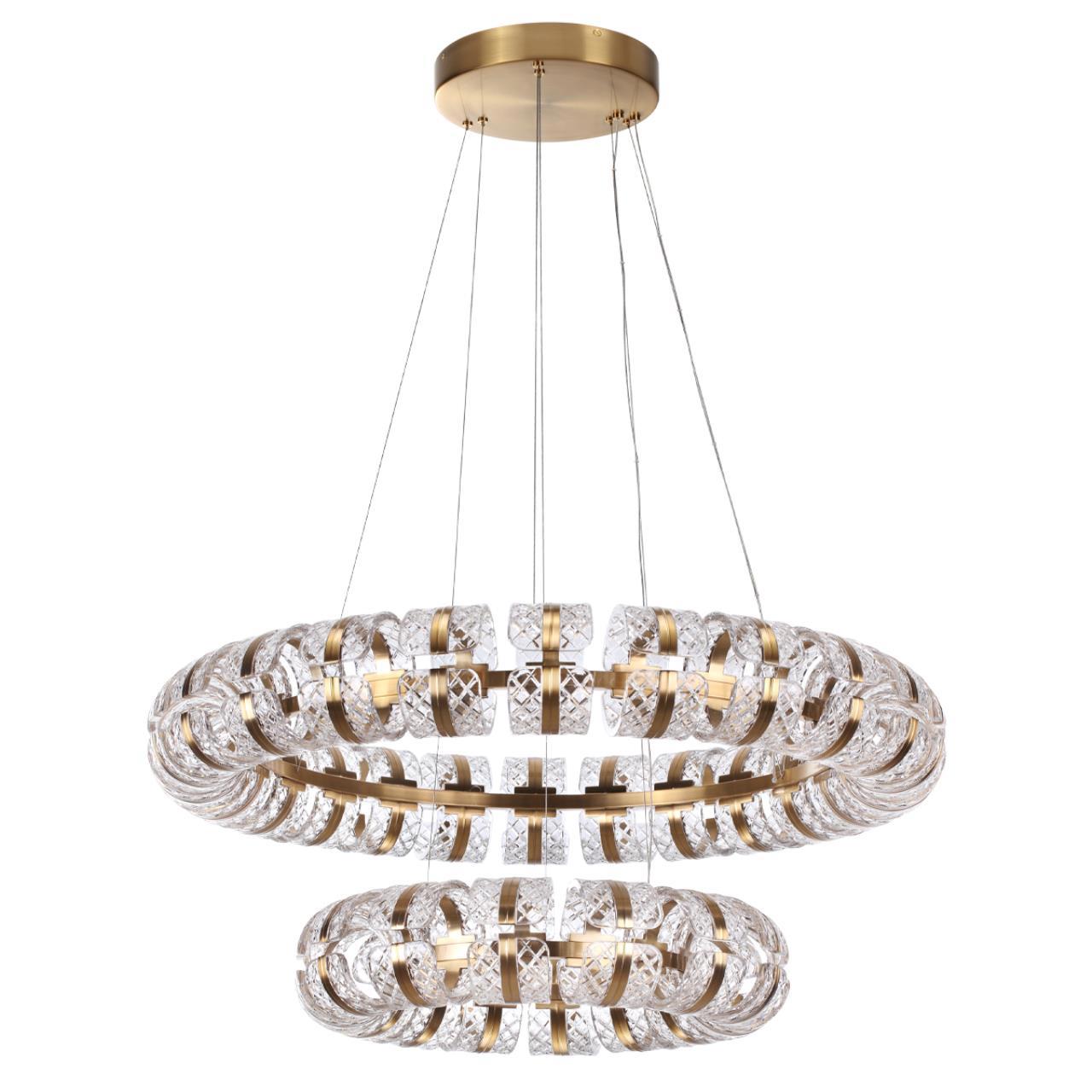 Изображение товара Люстра подвесная светодиодная Odeon Light 5030-230L нейтральный белый свет цвет оранжевый медный