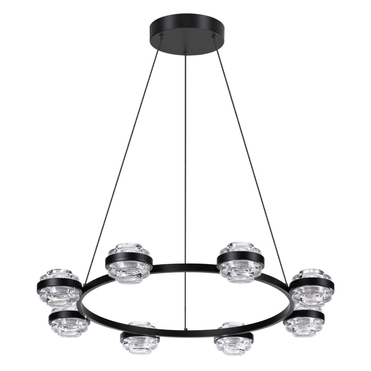 Изображение товара Подвесная светодиодная люстра Odeon light 5031-50L черная modern стиль 20м²