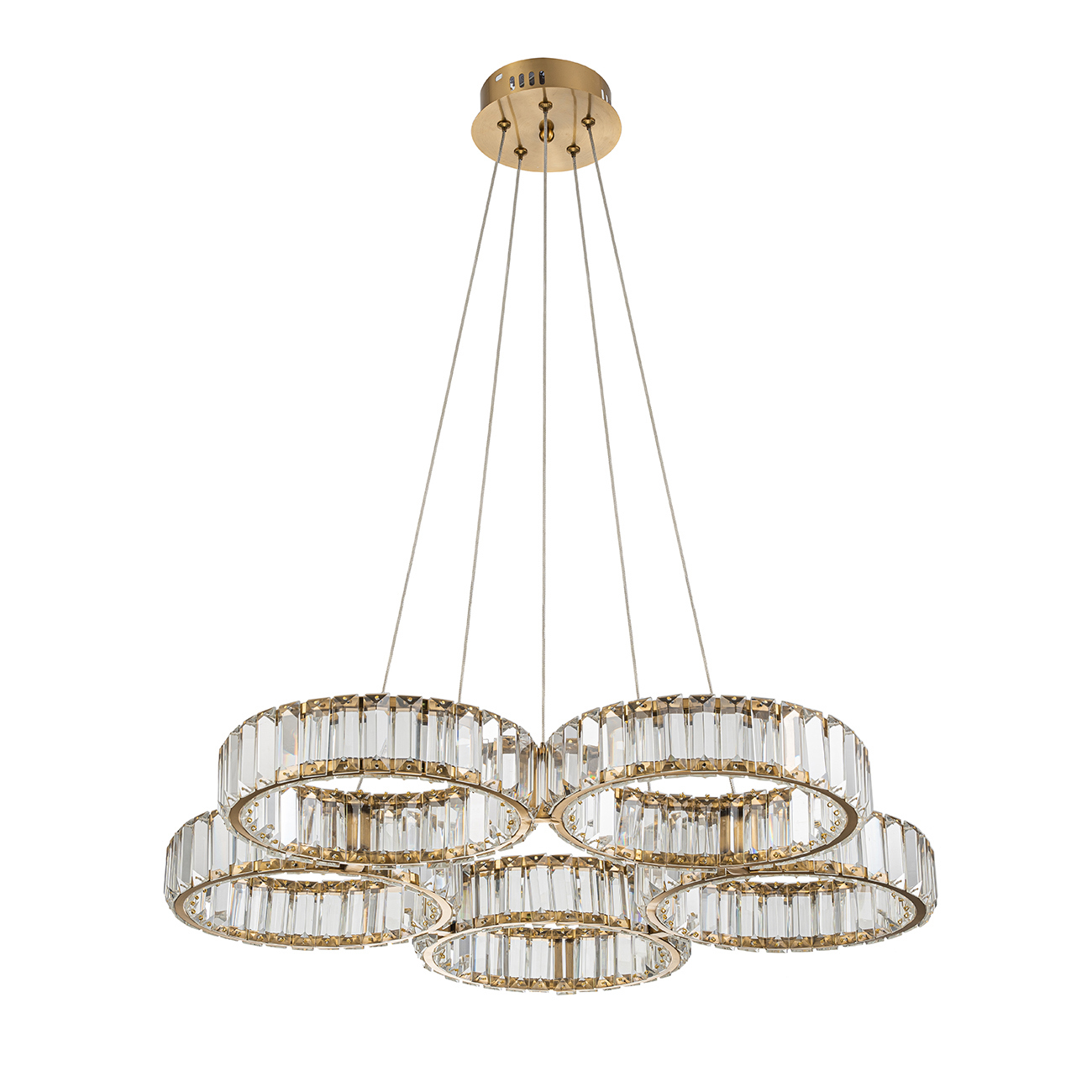 Изображение товара Люстра подвесная светодиодная Indigo V000074l, регуляция цвета, стиль неоклассика