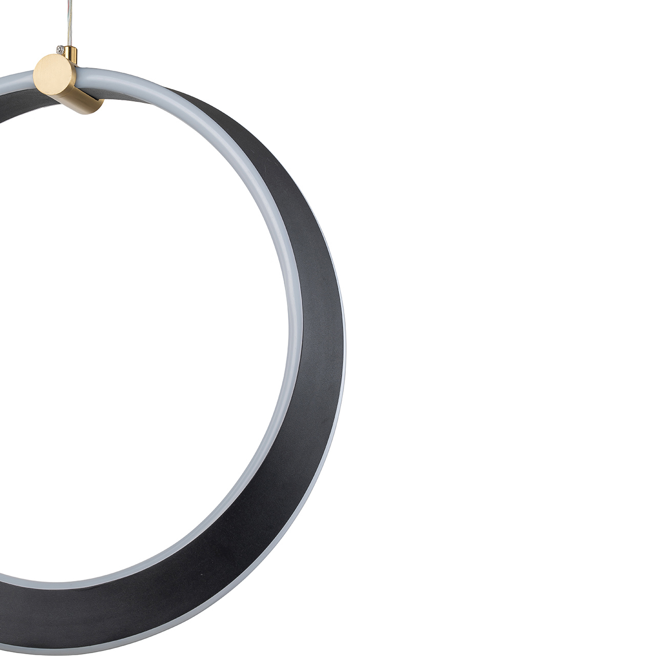 Изображение товара Светильник подвесной светодиодный Indigo V000070L с пультом управления 20 м² регулируемый белый свет цвет черный