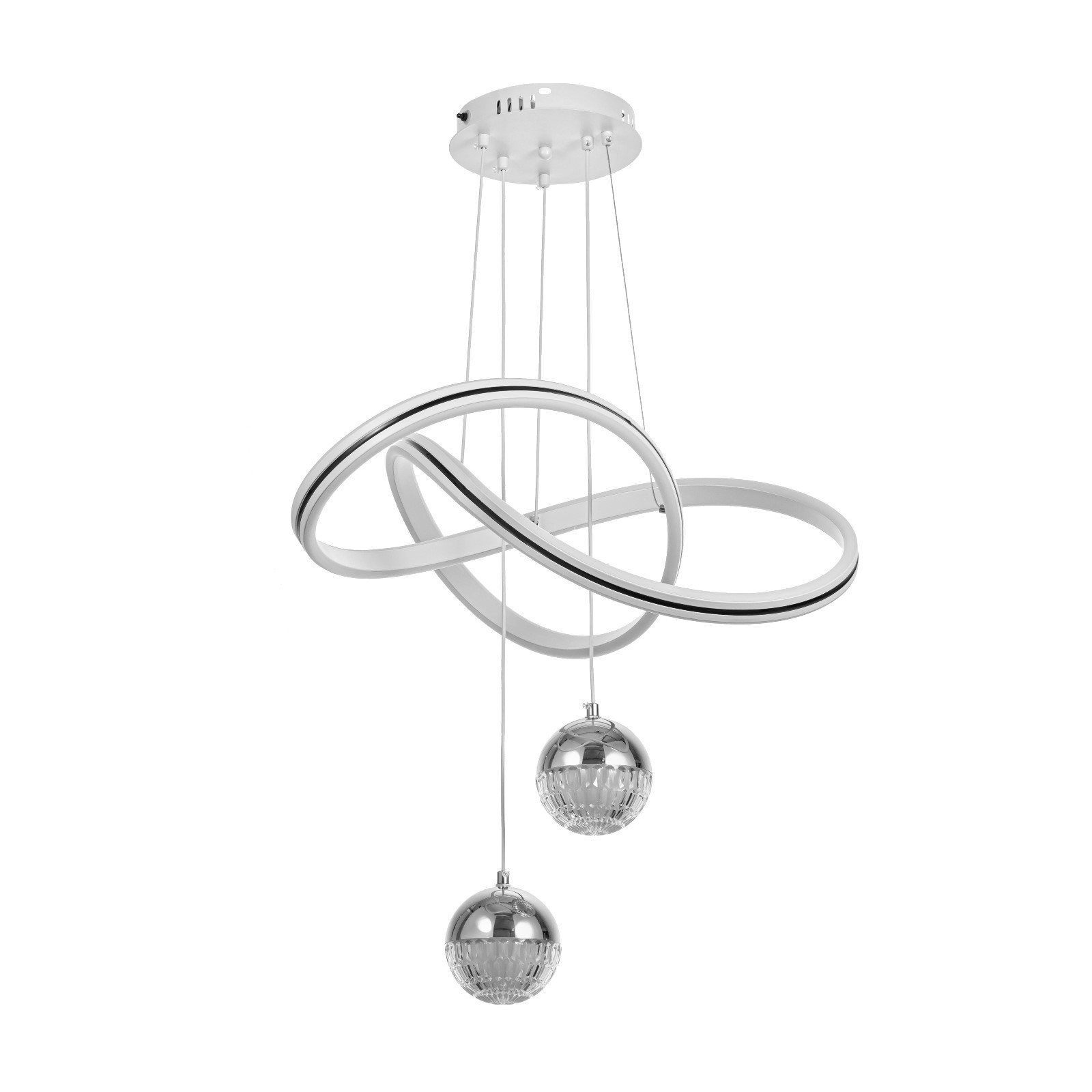 Изображение товара Светильник подвесной светодиодный Bayerlux 9904830 с пультом управления 35 м² регулируемый белый свет цвет белый