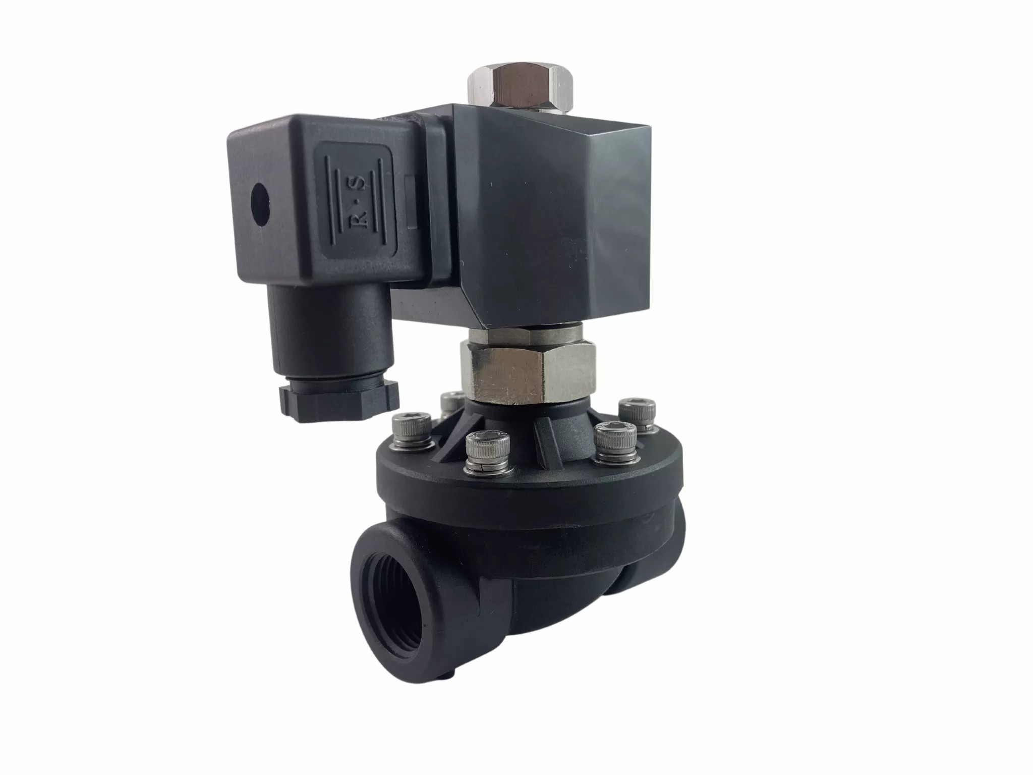Изображение товара Клапан электромагнитный двухходовой DN.ru 1 1/2" 6 бар IP65 220В