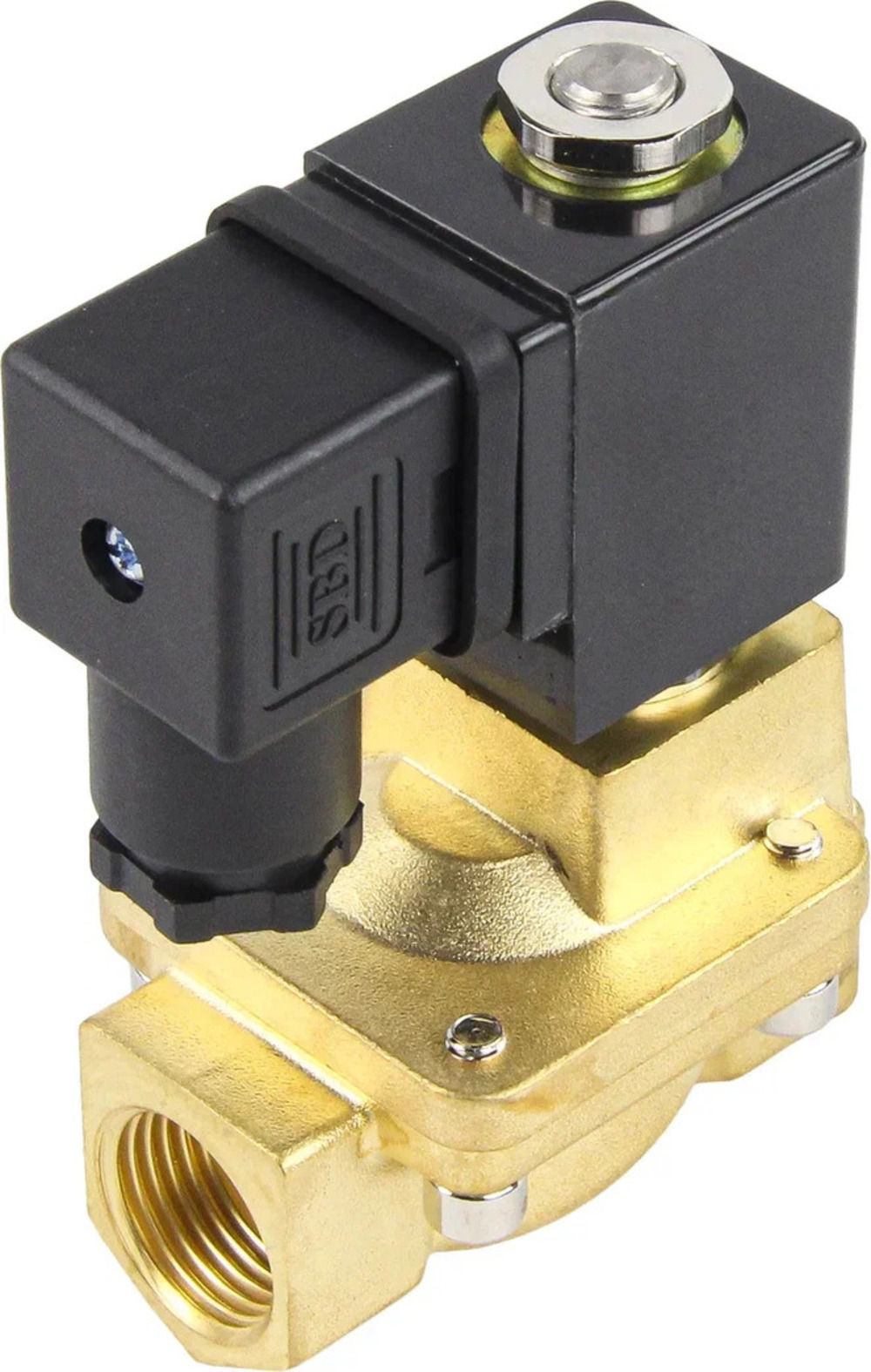 Изображение товара Клапан электромагнитный соленоидный двухходовой Dn.ru 3/4" 10 бар внутренняя резьба латунь D130-01492