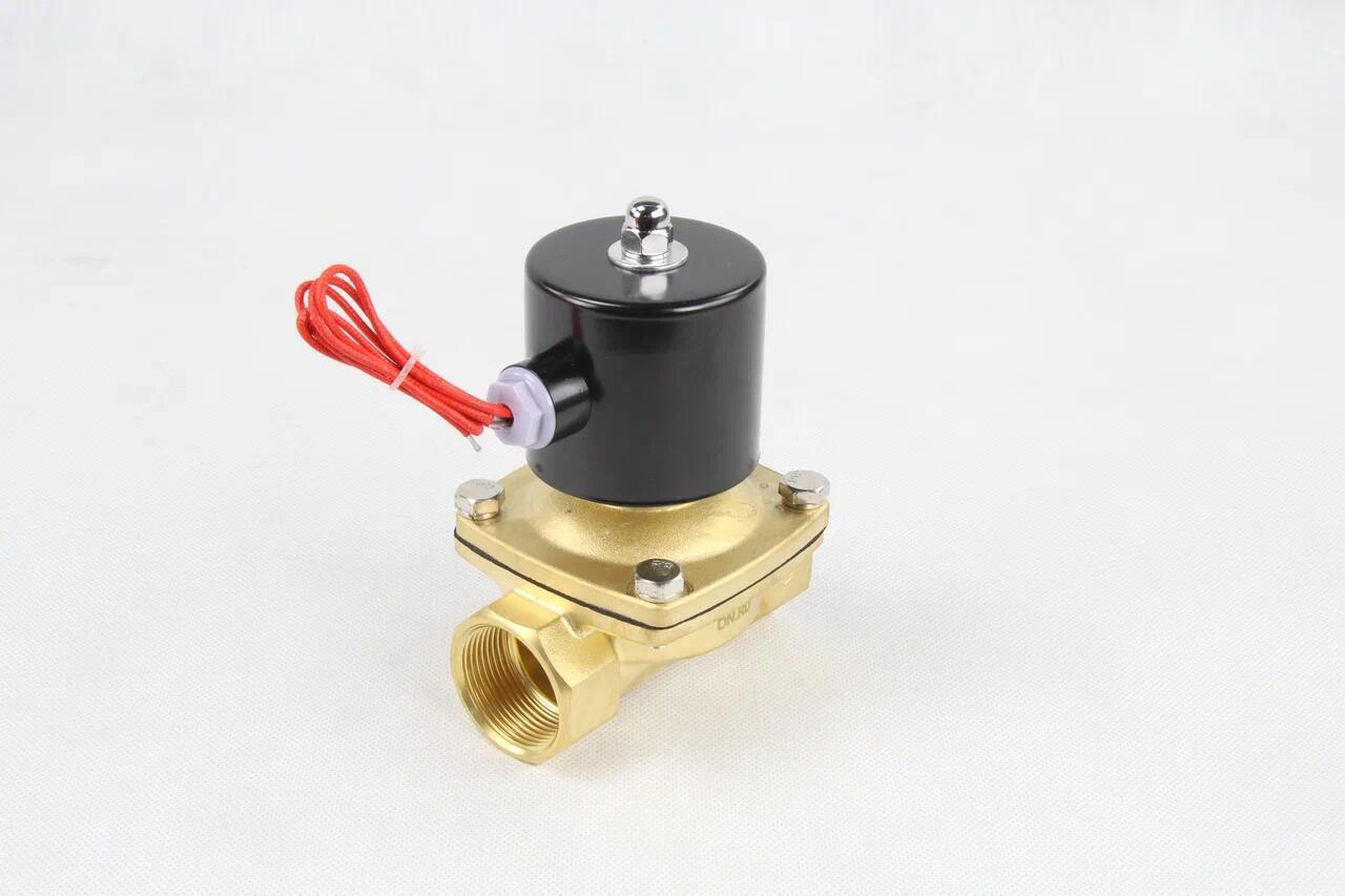 Изображение товара Клапан электромагнитный соленоидный двухходовой DN.ru 24В 10 бар латунь