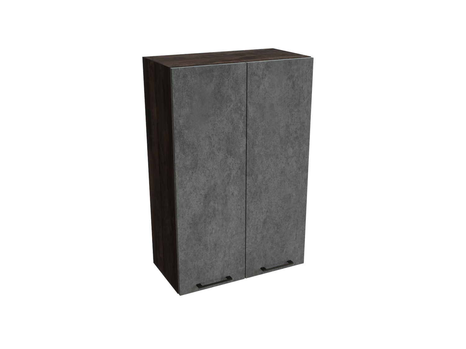 Изображение товара Навесной шкаф с 2 дверцами Сурская мебель Хелмер 60x92x31.8 см ЛДСП бетон кальяри