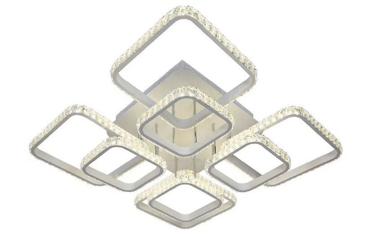 Изображение товара Люстра потолочная светодиодная Safilight 6094-8 35 м² регулируемый цвет света RGB свет цвет белый