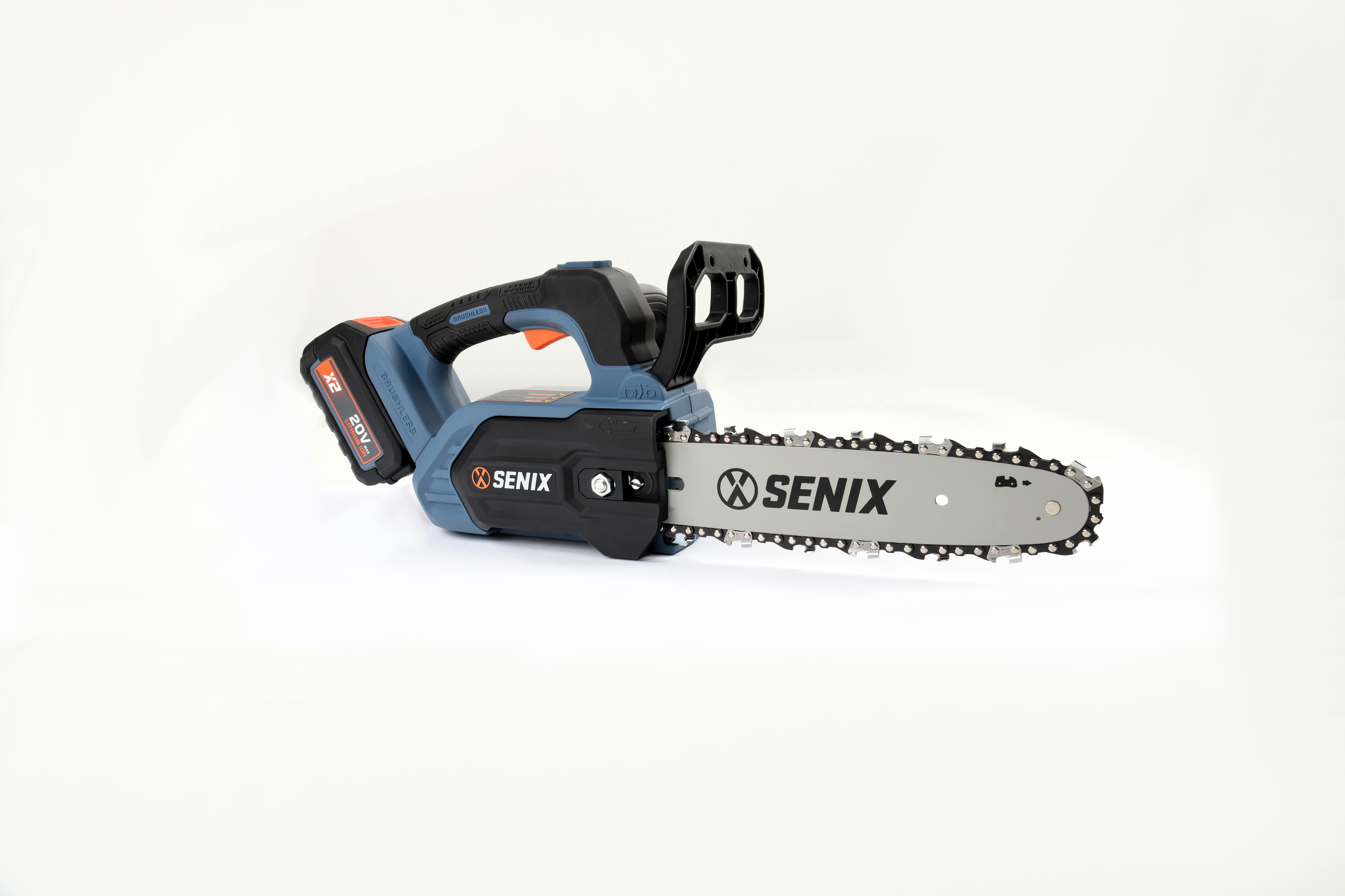 Изображение товара Аккумуляторная цепная пила SENIX CSX2-M1-EU 20 В шина 25 см без АКБ и ЗУ