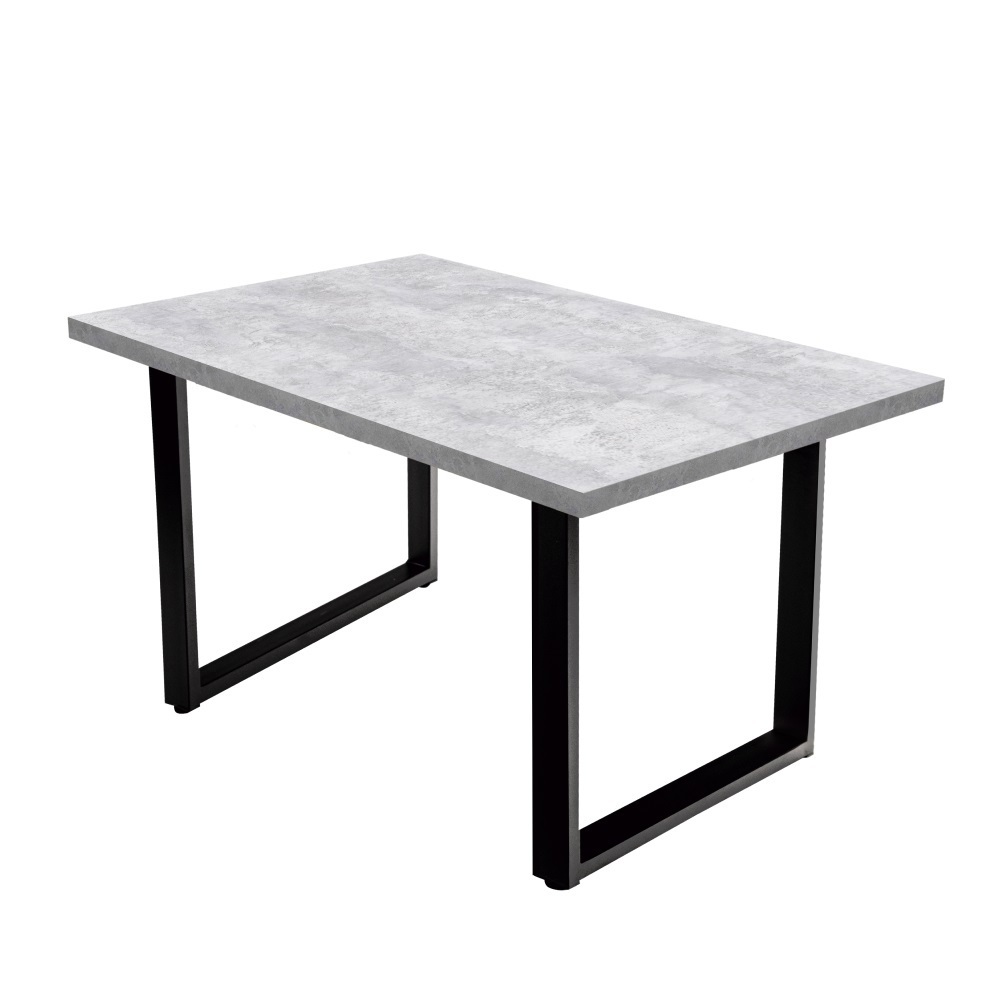 Изображение товара Стол прямоугольный ALTERNATIVE 53847 120x75x80 см в стиле Loft серый бетон