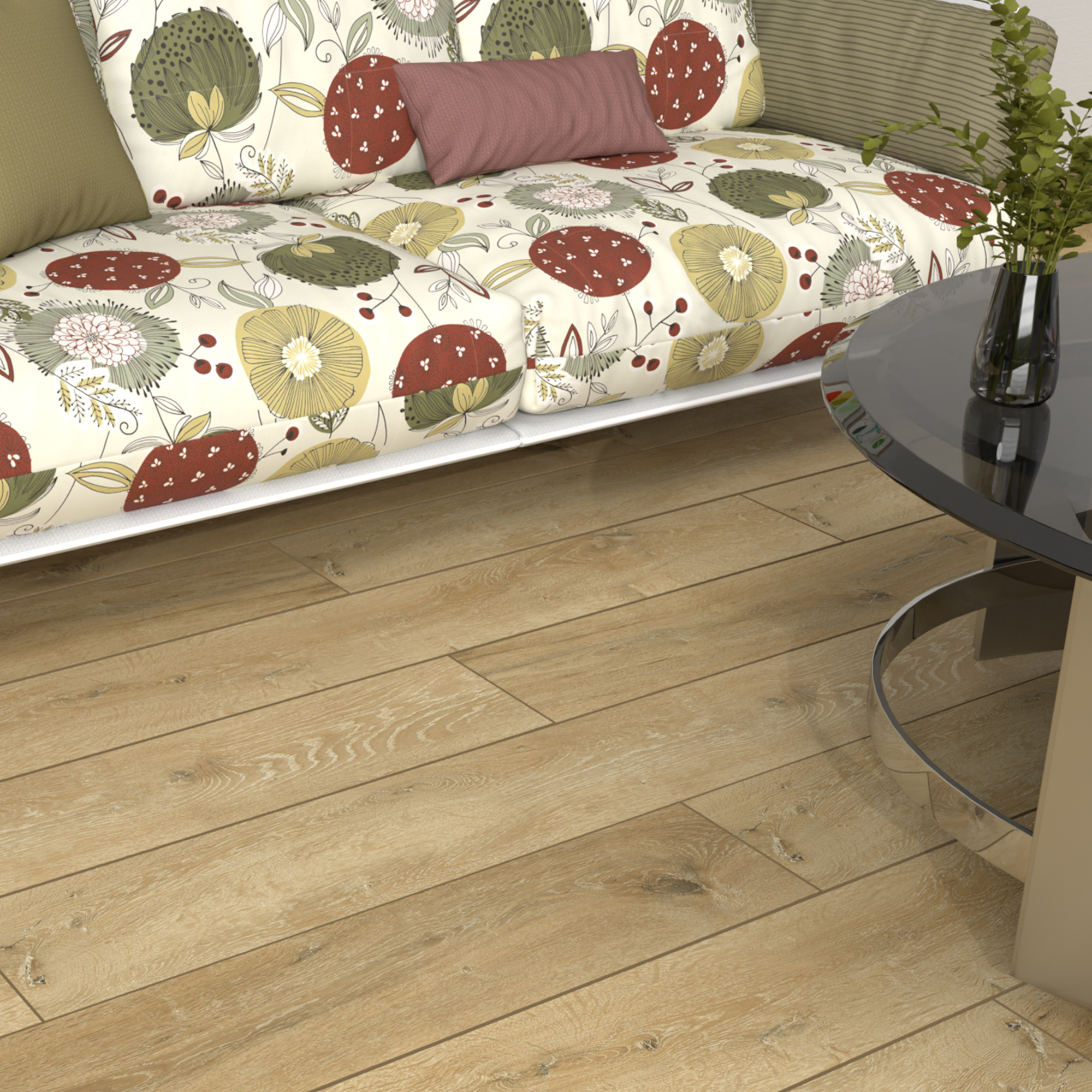 Изображение товара ABA плитка Atrium Дуб Формен класс 33 с фаской толщина 5 мм 1.776 м²