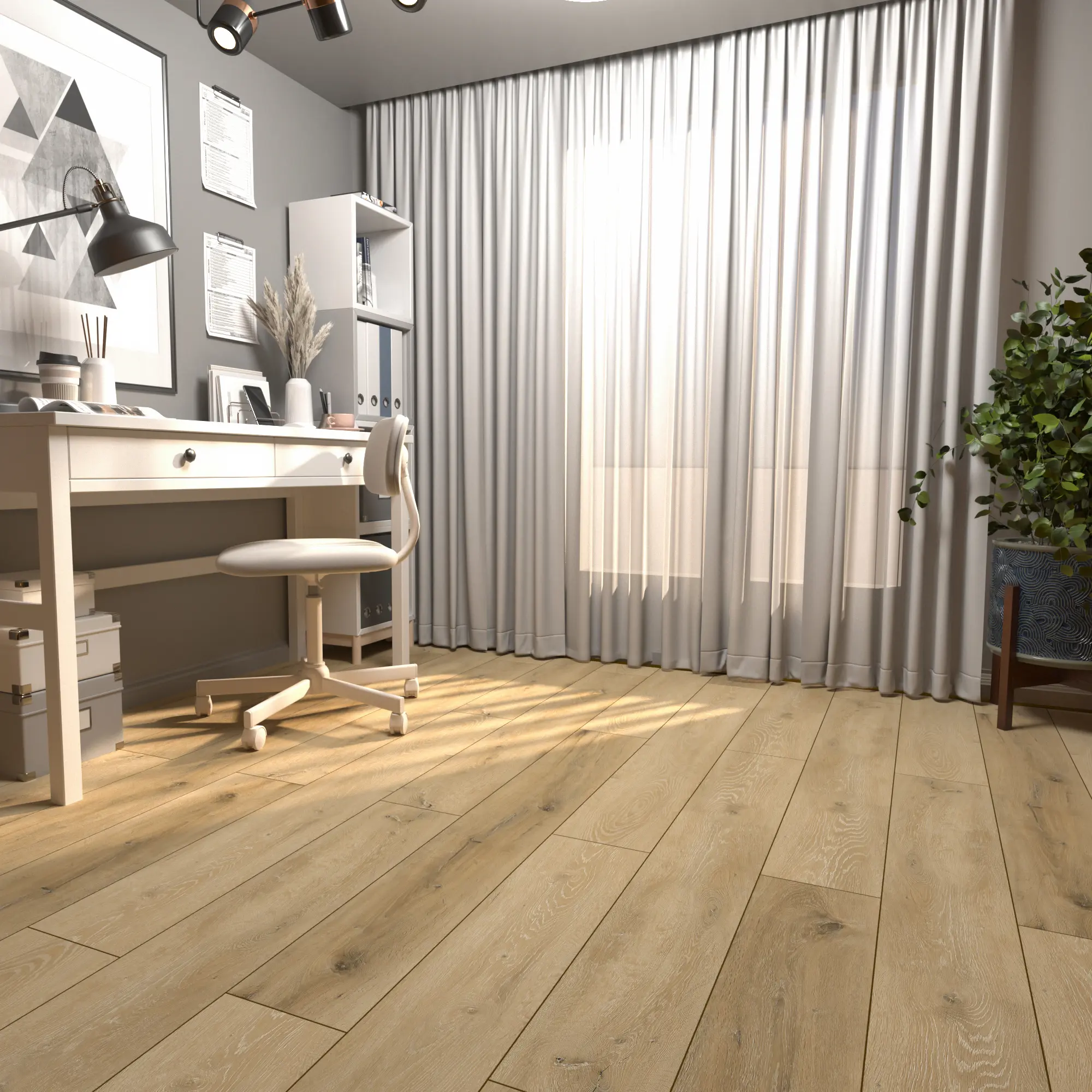 ABA плитка Atrium Дуб Артисан класс 33 с фаской толщина 5 мм 1.776 м² - 7
