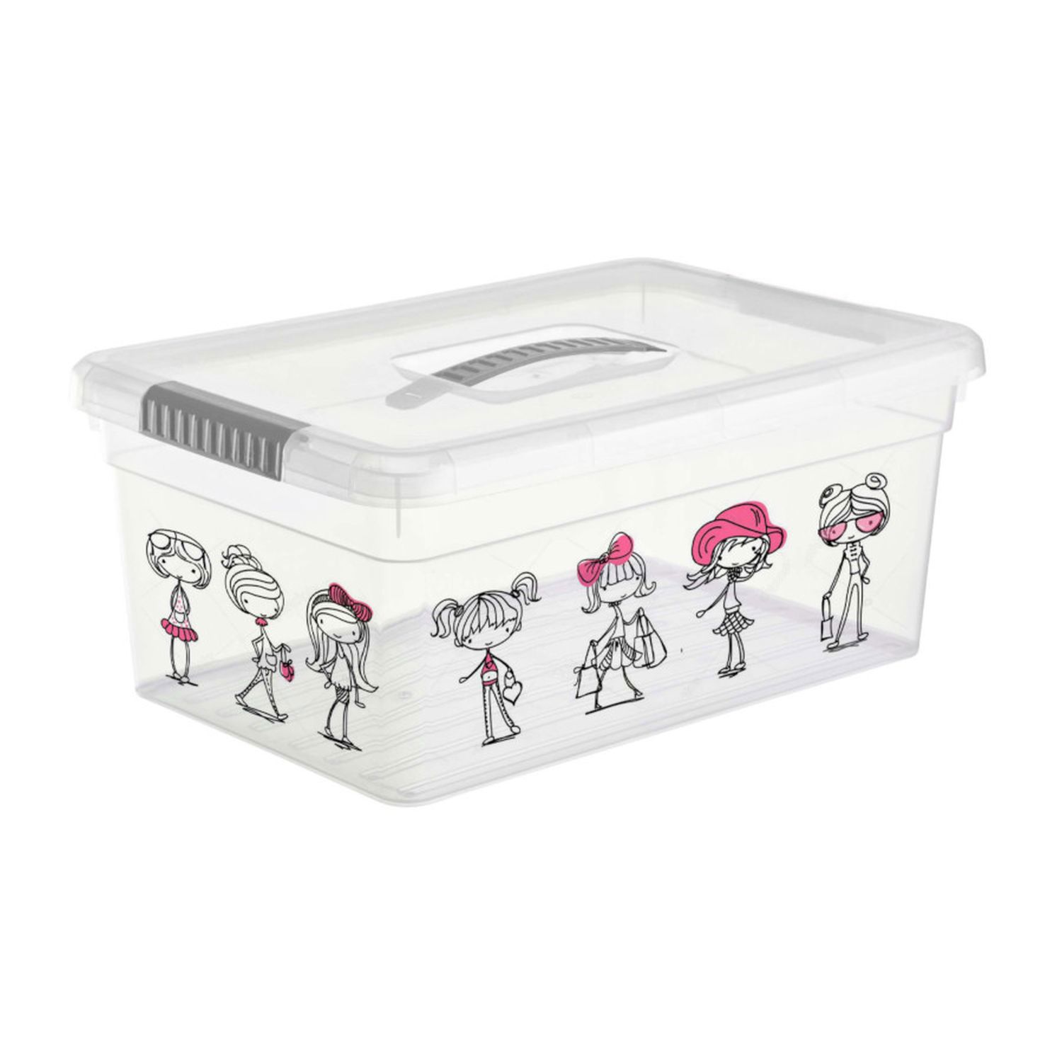 Изображение товара Контейнер для хранения FUNBOX FB3045 МОДНИЦЫ 26x16x38 см прозрачный полипропилен