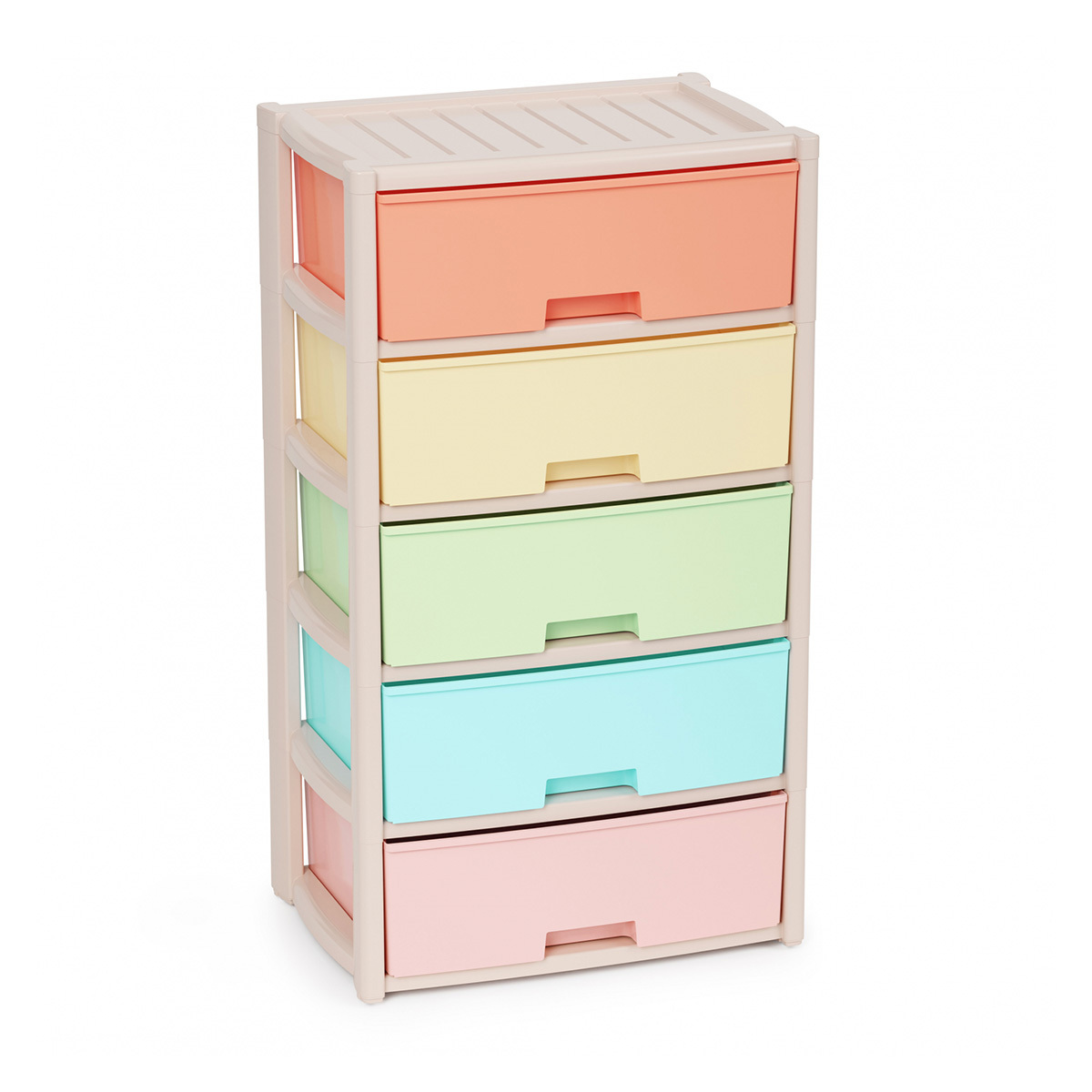 Изображение товара Комод 5 ящиков Альтернатива М8823 39x100x56 см из пластика цветной