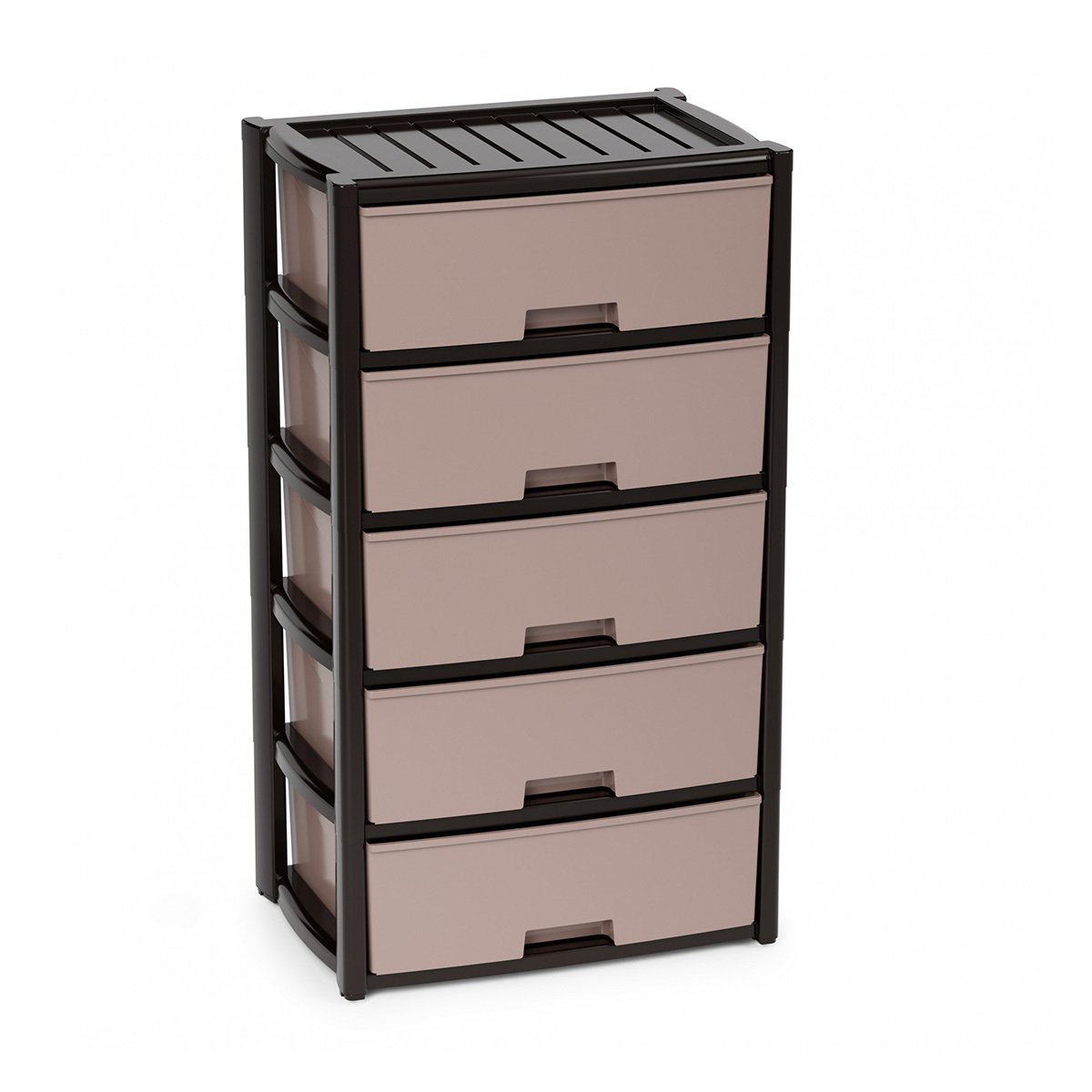 Изображение товара Комод 5 ящиков Альтернатива М8762 39x100x56 см пластик венге Россия