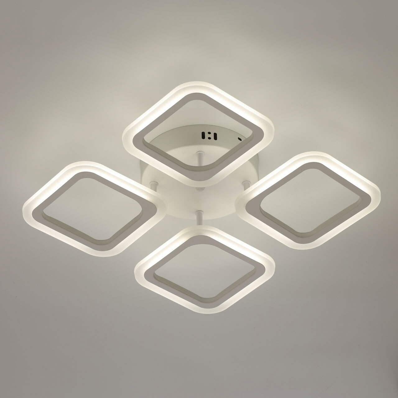 Изображение товара Люстра потолочная светодиодная De City Мадлен RGBW 18 м² с пультом управления