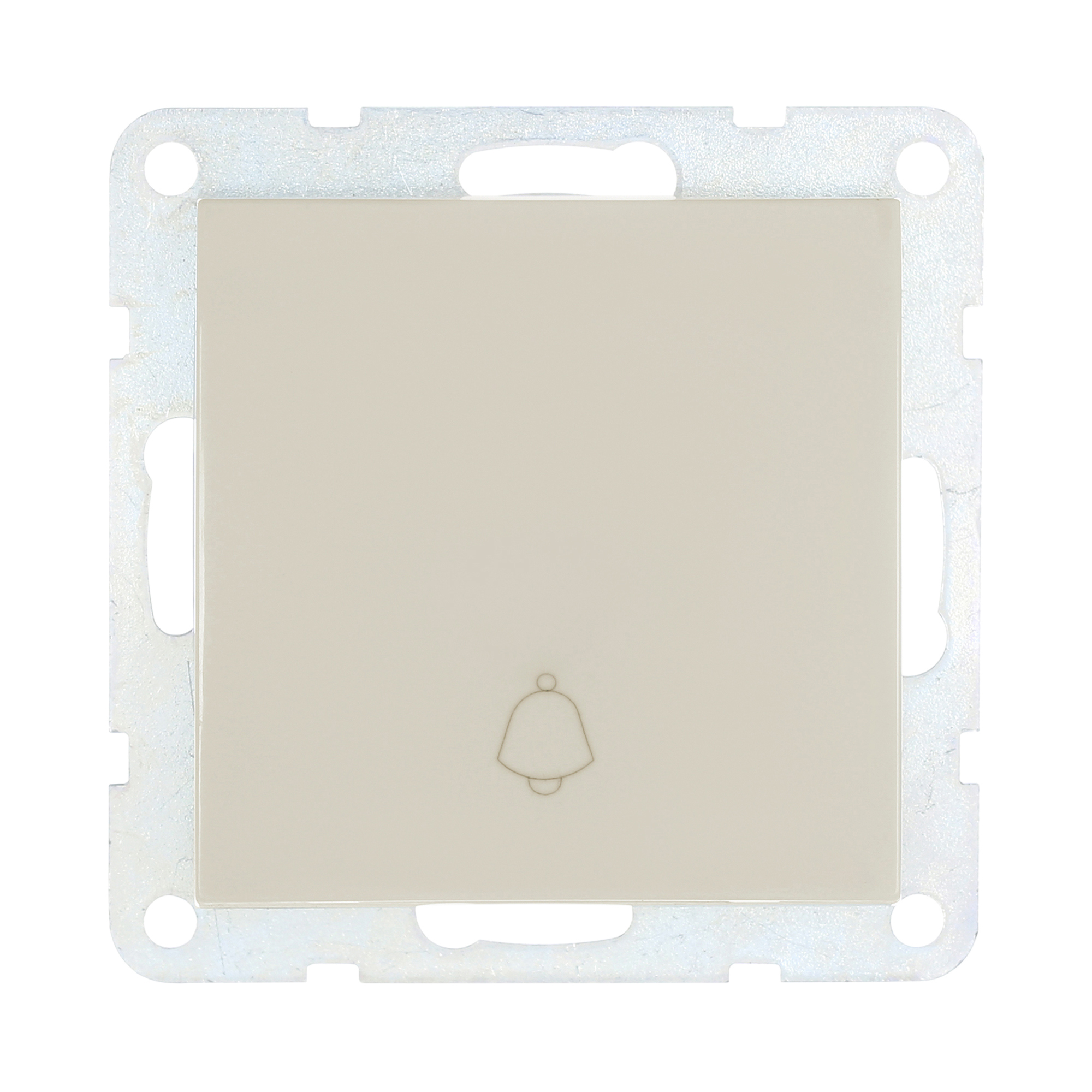 Изображение товара LK STUDIO LK60 860501-1 Выключатель кнопочный встроенный 1 клавиша бежевый