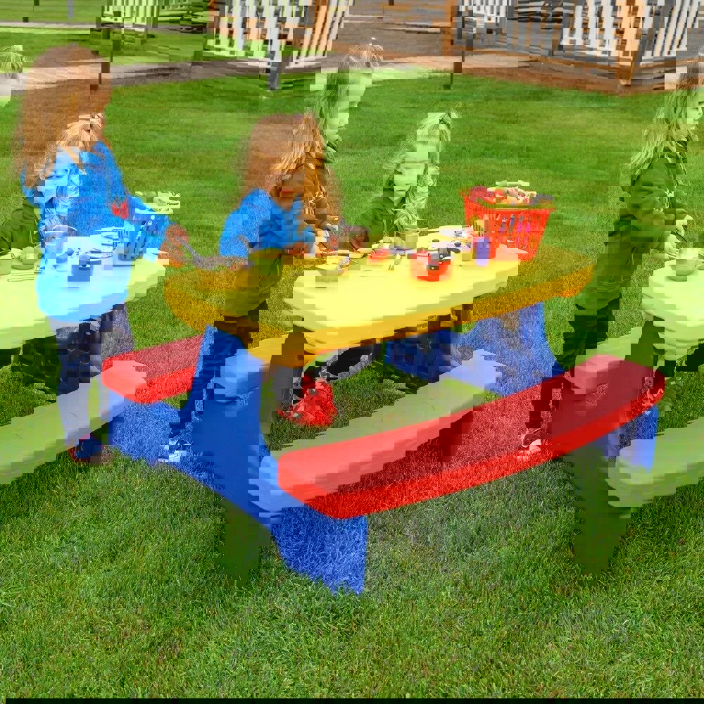 Изображение товара Садовый стол детский UNIX KIDS 100x56.5 см красный