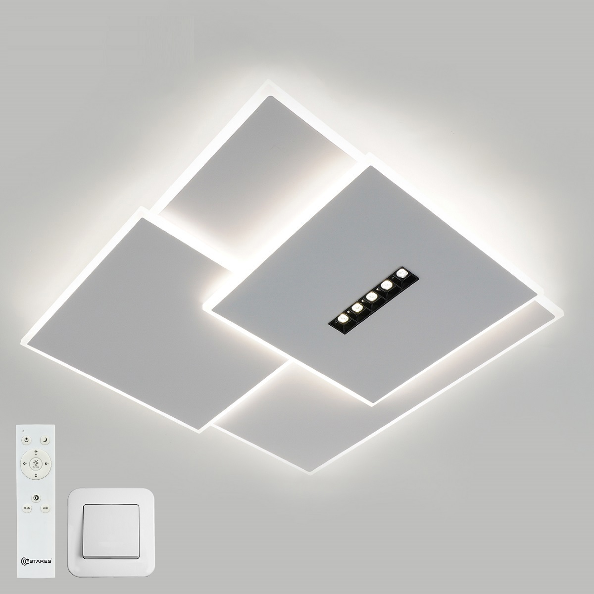Изображение товара Люстра потолочная светодиодная ESTARES Sterren 105W с пультом регулировки