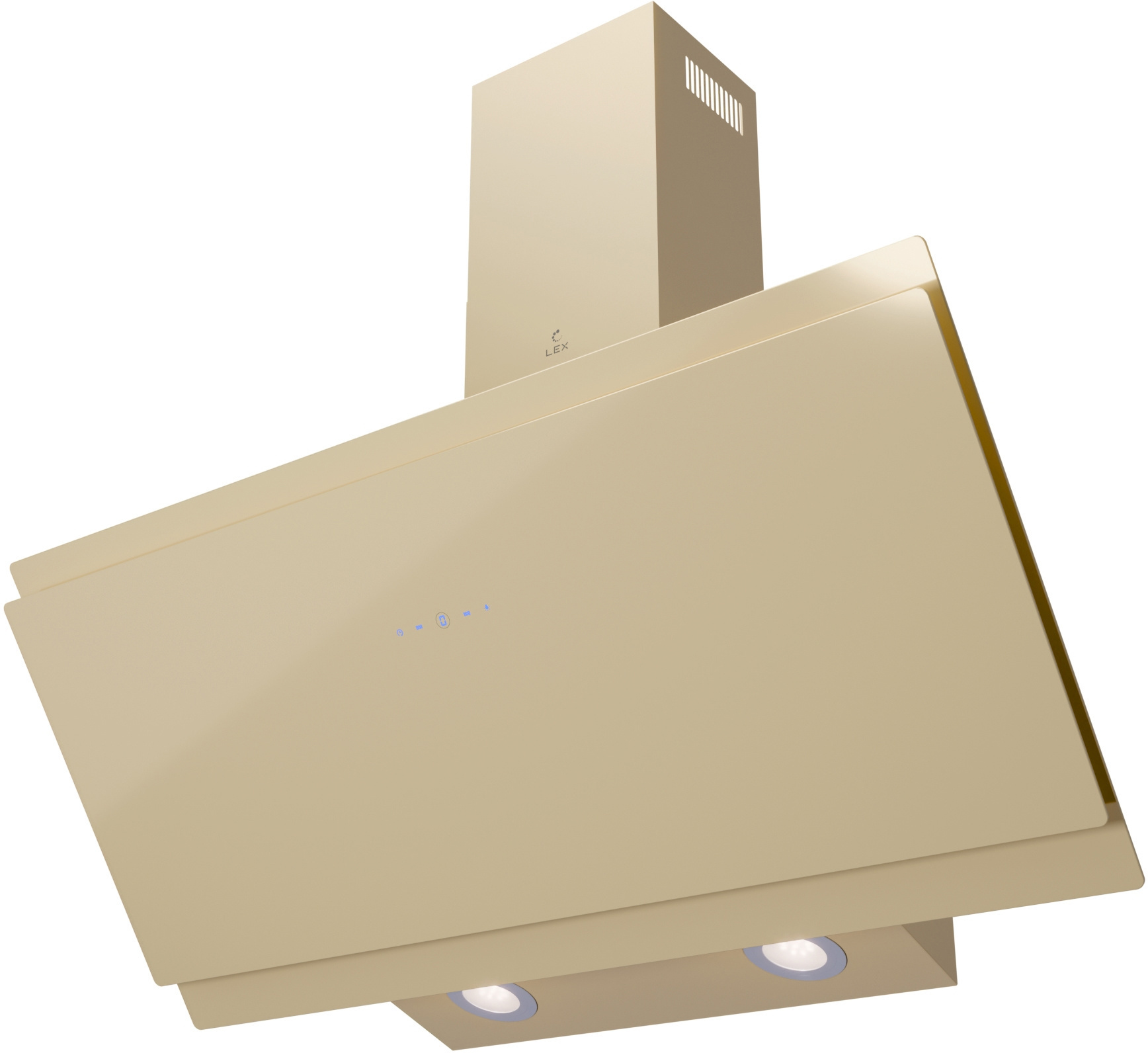 Изображение товара Наклонная вытяжка Lex Furia 900 89.5 см бежевый с сенсорным управлением