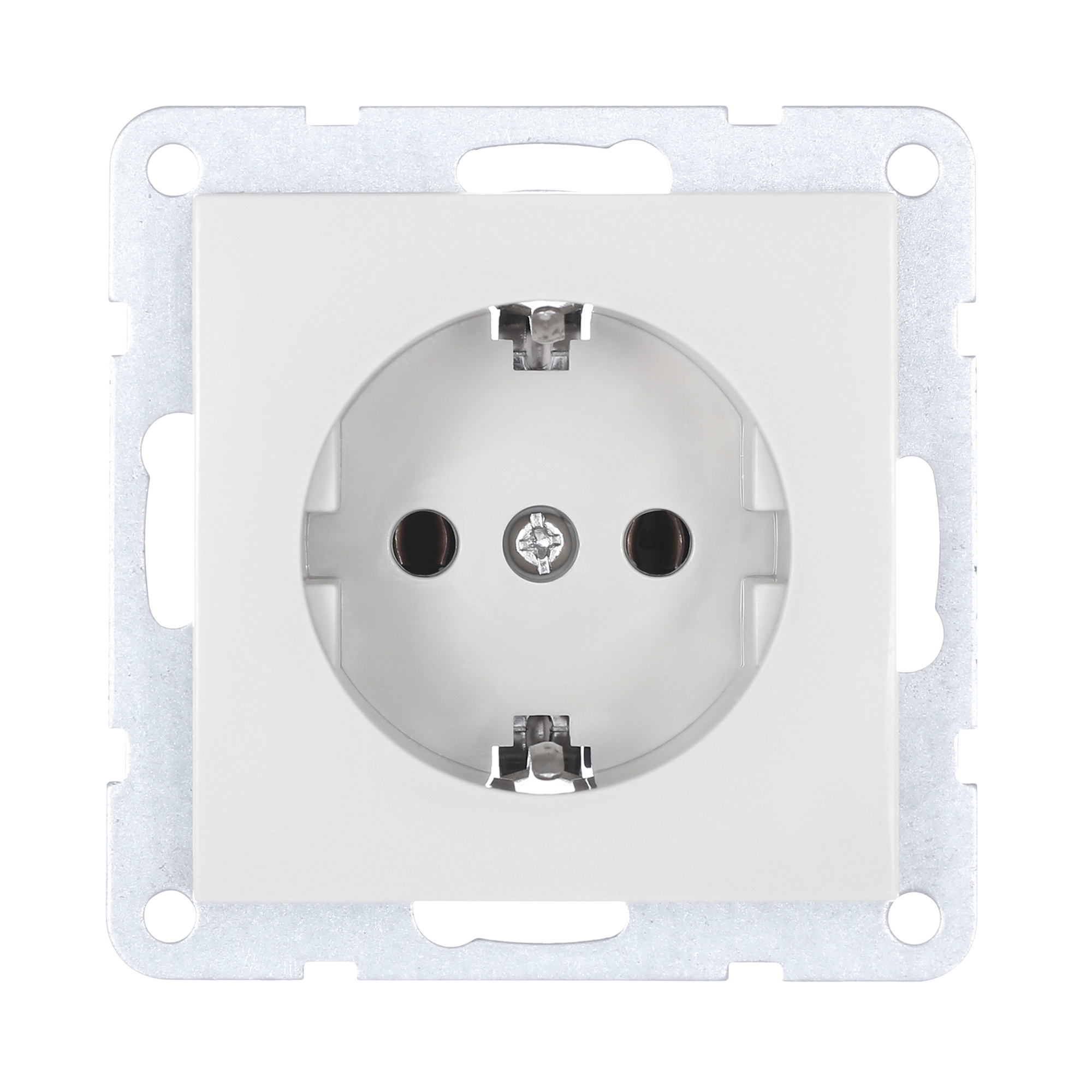 Изображение товара Розетка LK60 863104-1 с заземлением Белая, 16А, IP20, Тип F