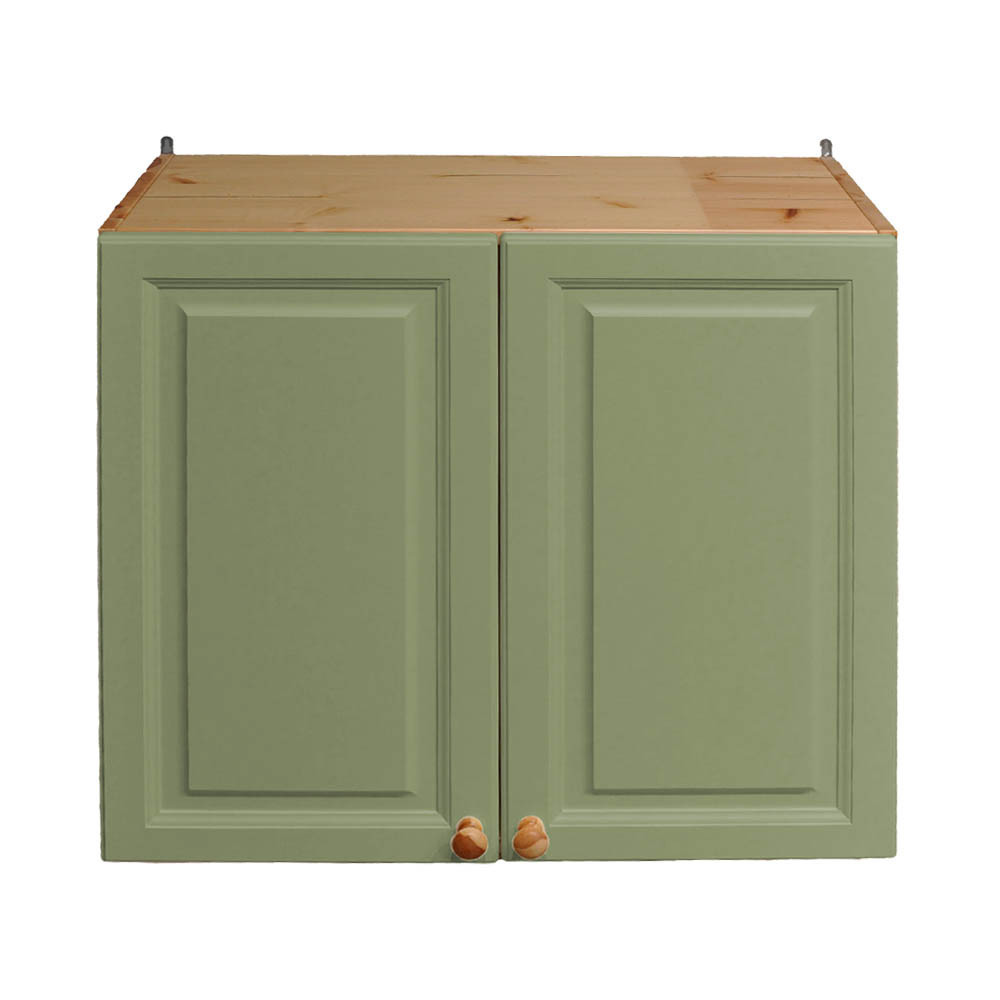 Изображение товара Навесной шкаф Дом мебели из сосны Весури 280 80x74x32 см массив сосны цвет олива