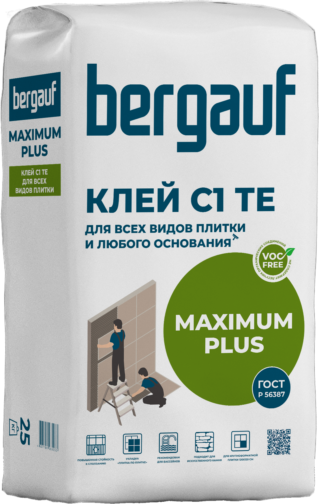 Клей для плитки Bergauf Keramik Maximum 25 кг