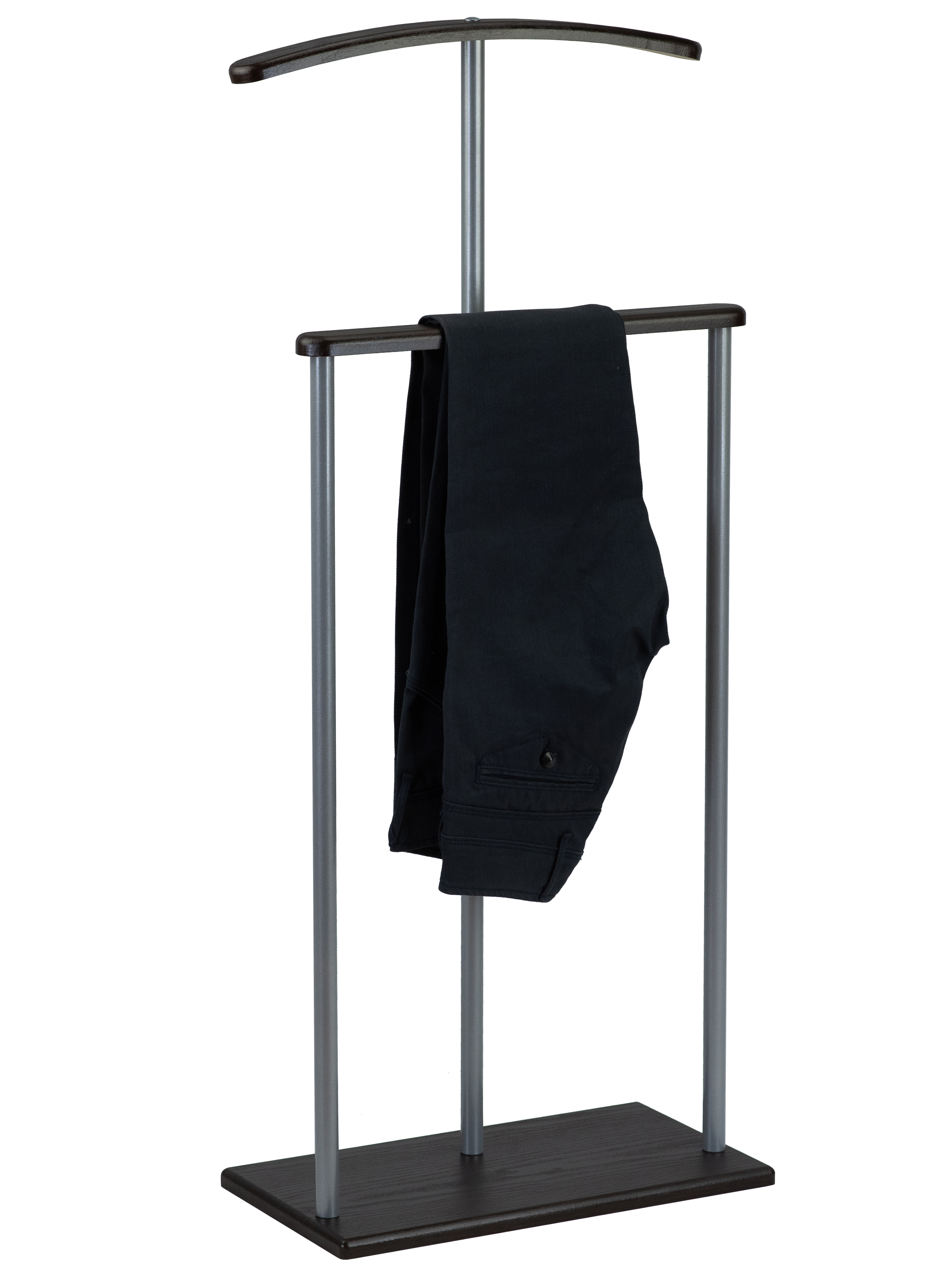 Изображение товара Вешалка для одежды Мебелик Дэви металл венге 47x102x24 см напольная