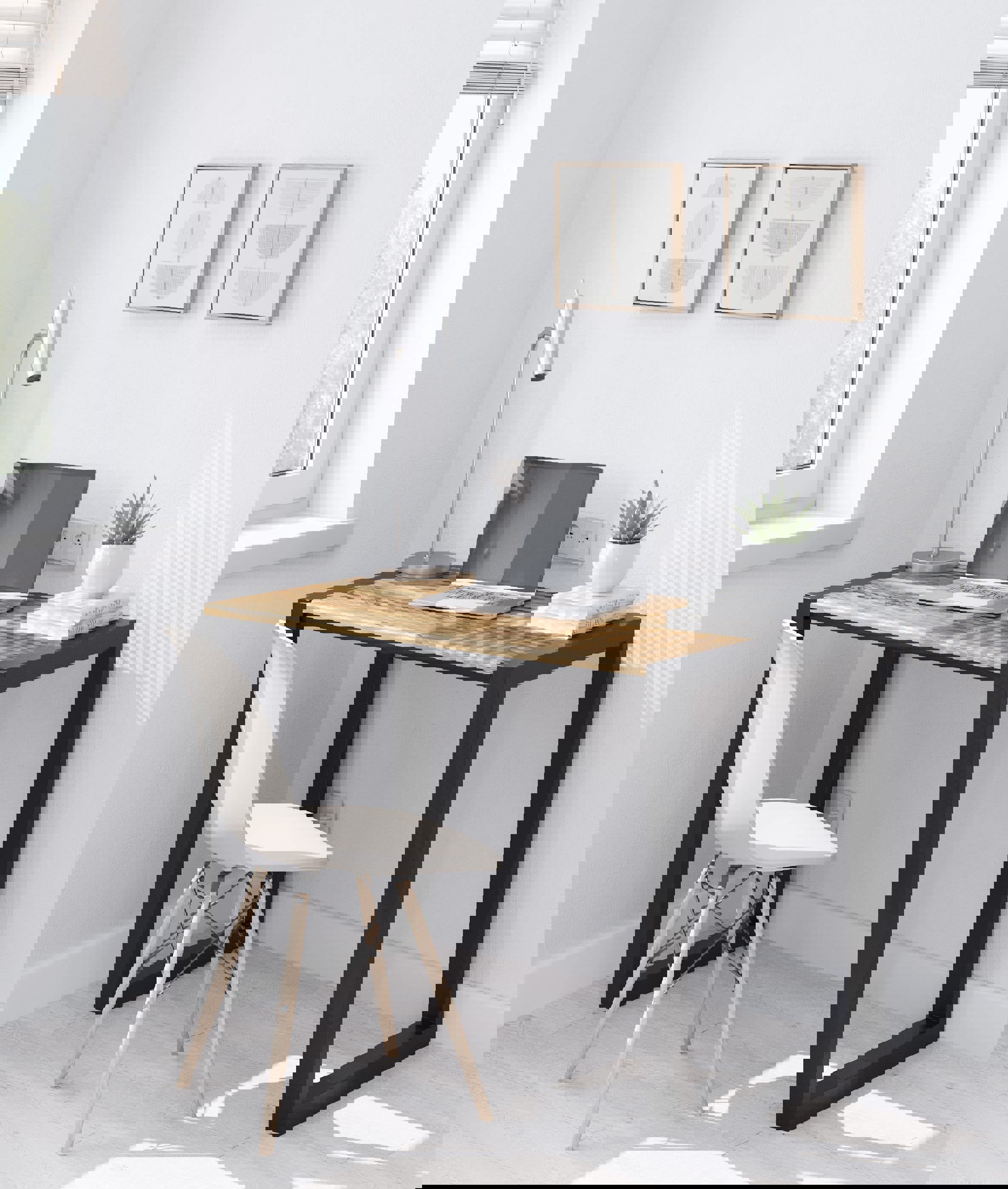 Стол компьютерный компактный Weldwood 112x75x64 см цвет коричневый ️ ...