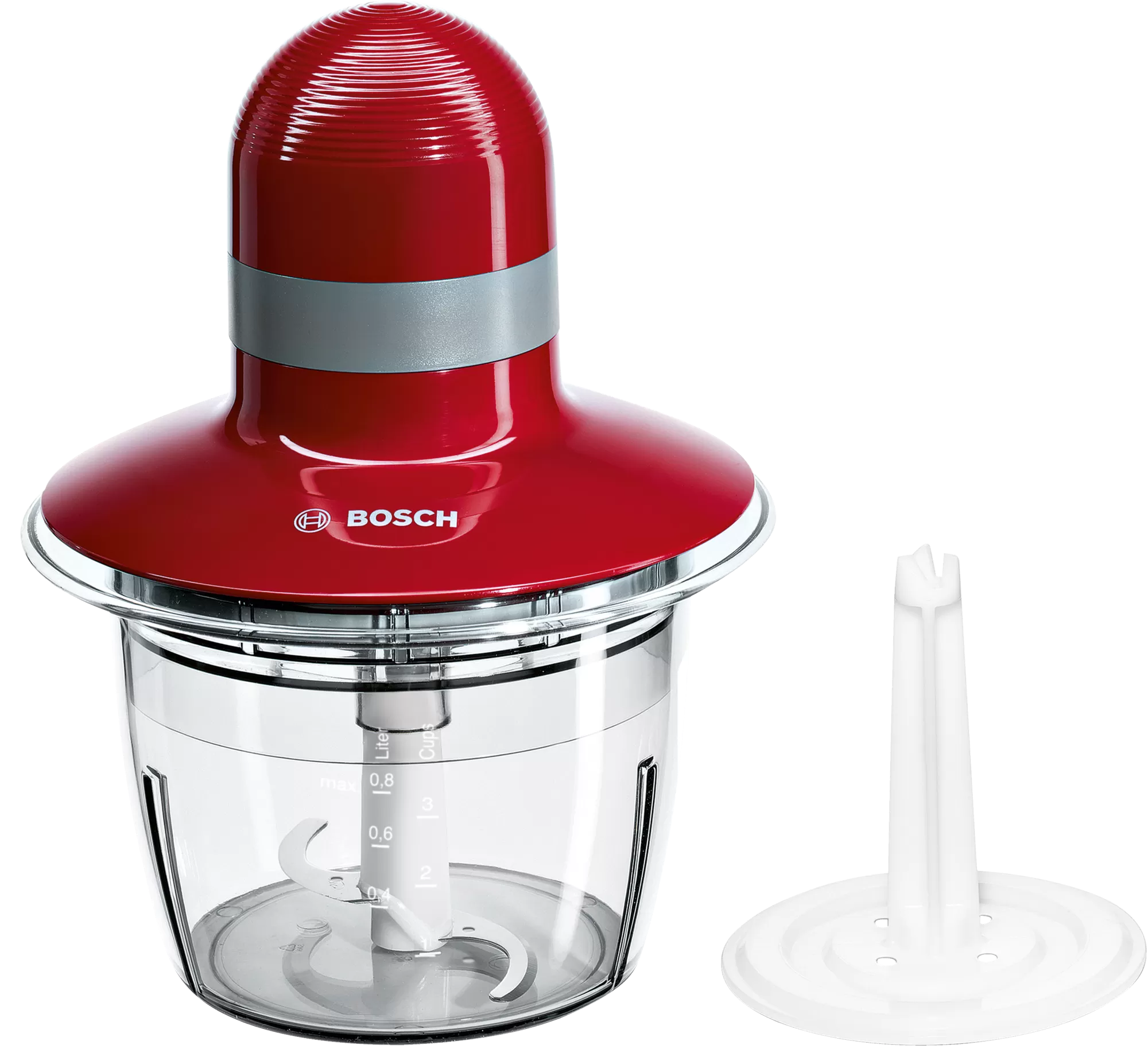 Изображение товара Измельчитель электрический Bosch 400 Вт красный компактный и мощный